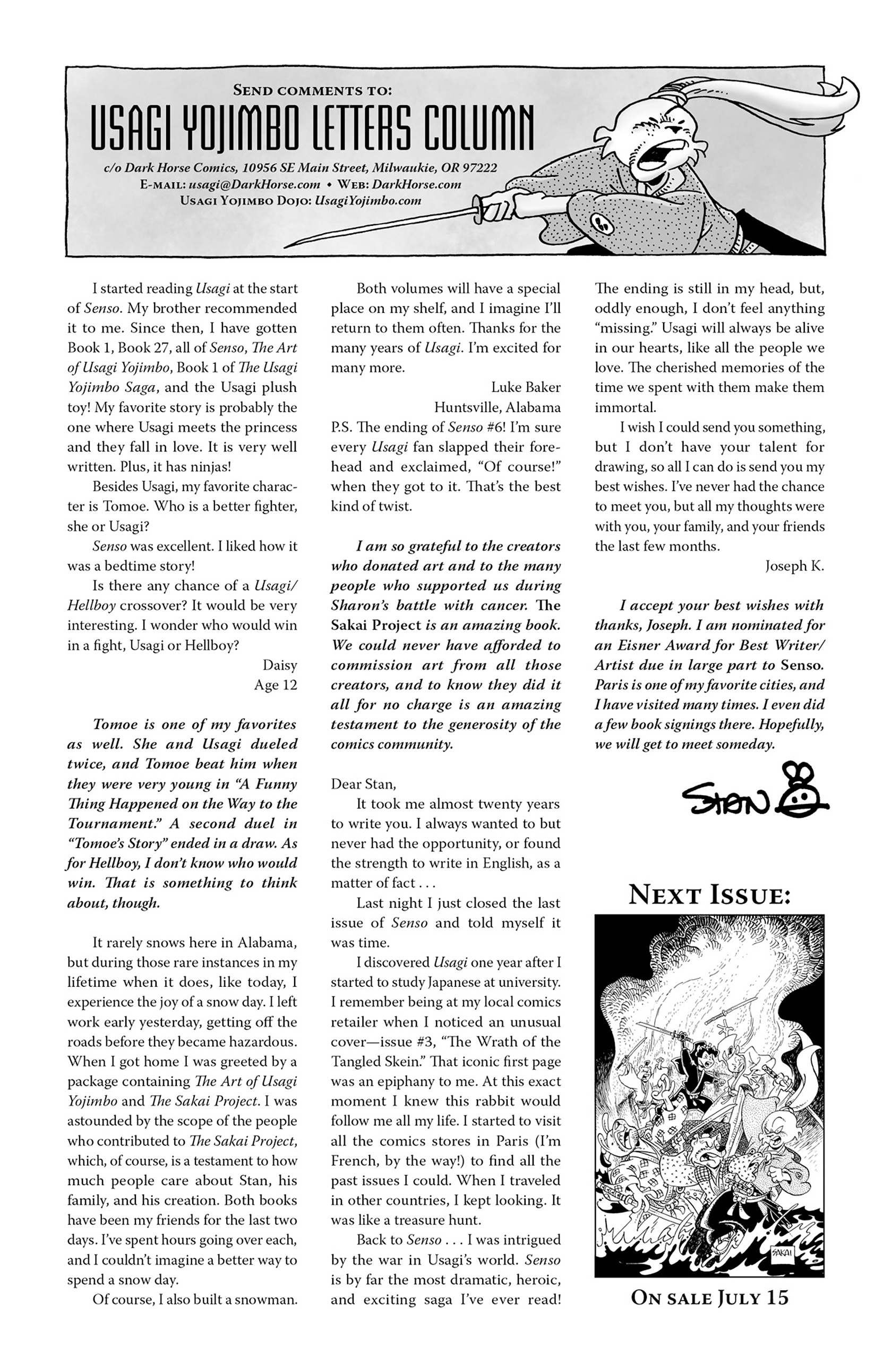 Read online Usagi Yojimbo (1996) comic -  Issue #146 - 27