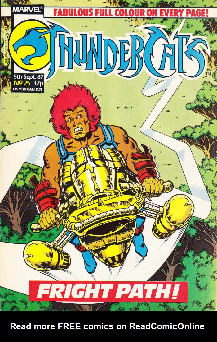 Read online ThunderCats (1987) comic -  Issue #25 - 1