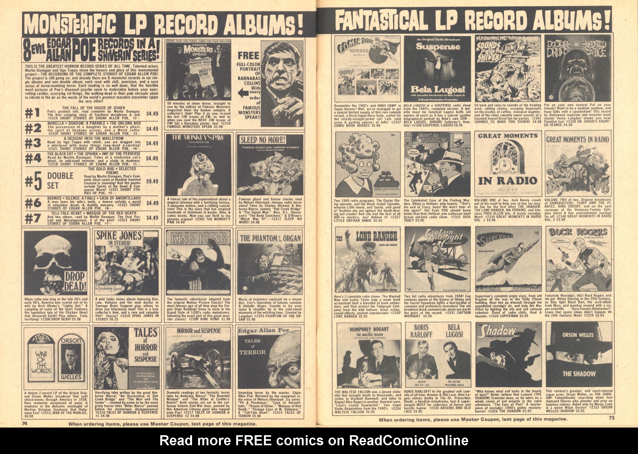 Read online Creepy (1964) comic -  Issue #59 - 73