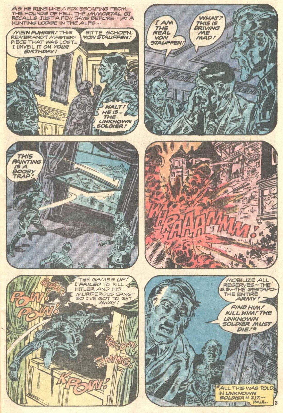Unknown Soldier (1977) Issue #218 #14 - English 5