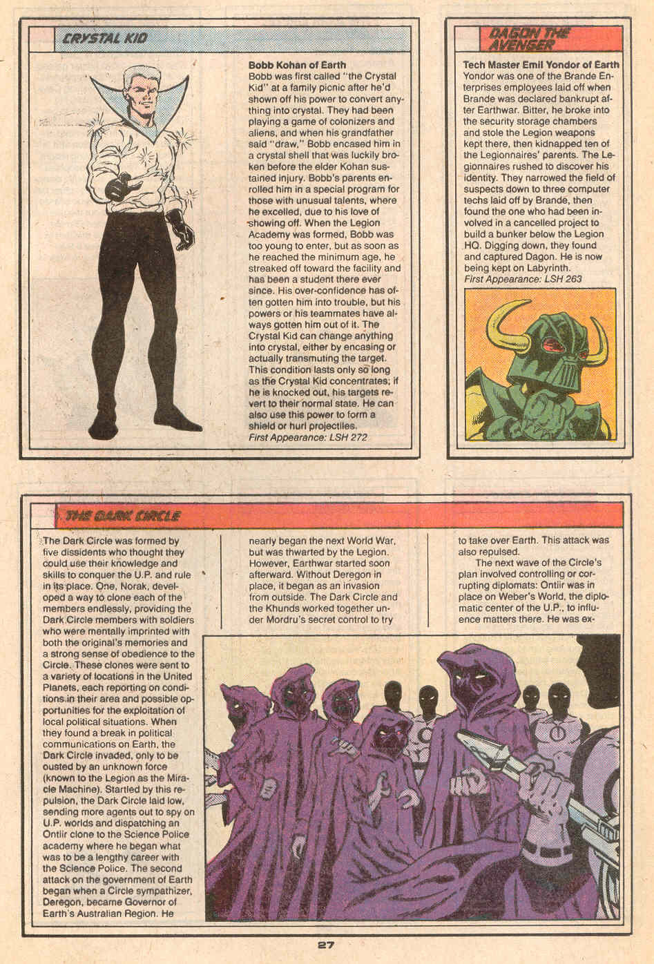 Read online Who's Who in the Legion of Super-Heroes comic -  Issue #1 - 29