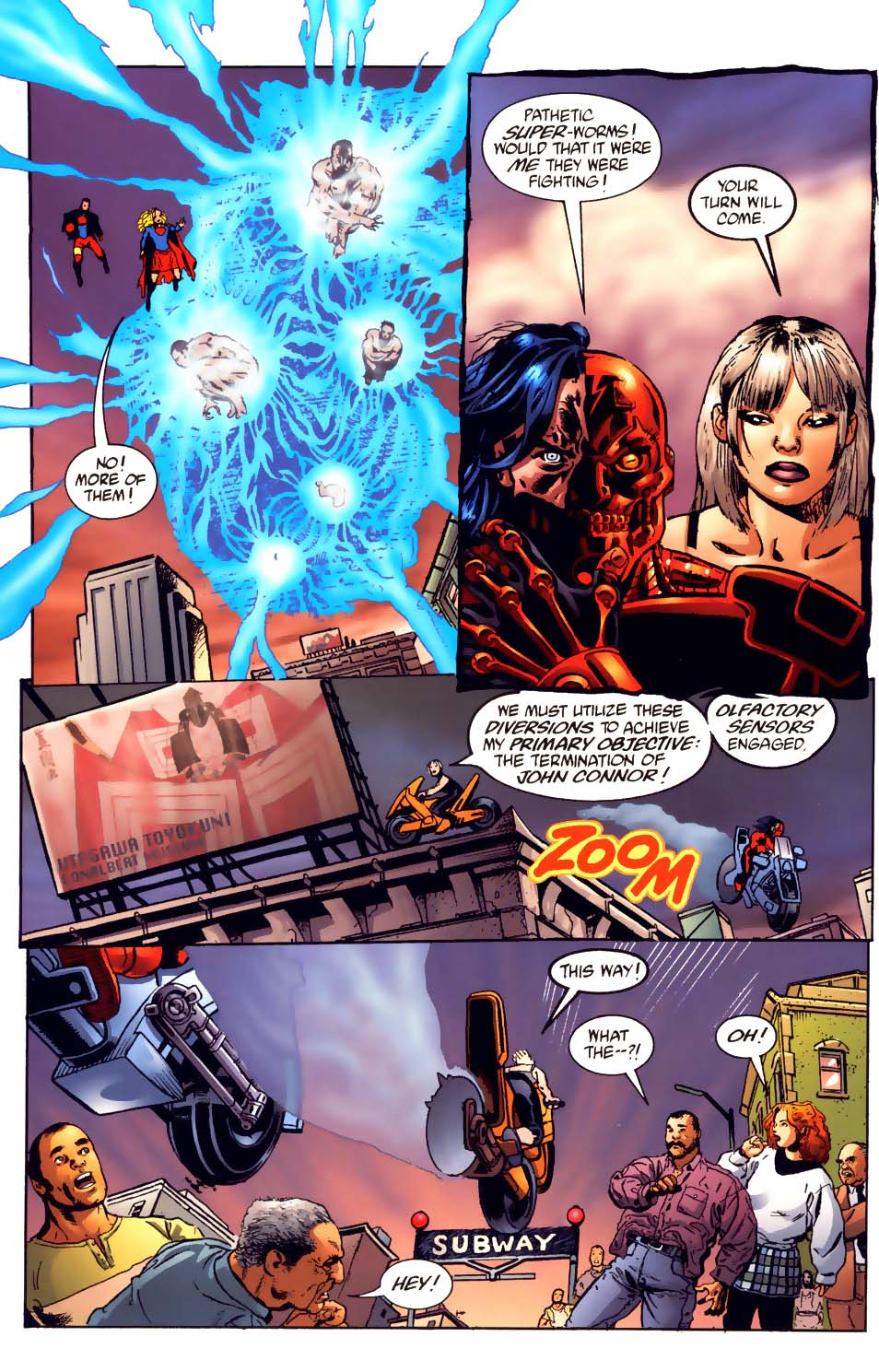 Superman vs. The Terminator: Death to the Future Issue #3 #3 - English 9