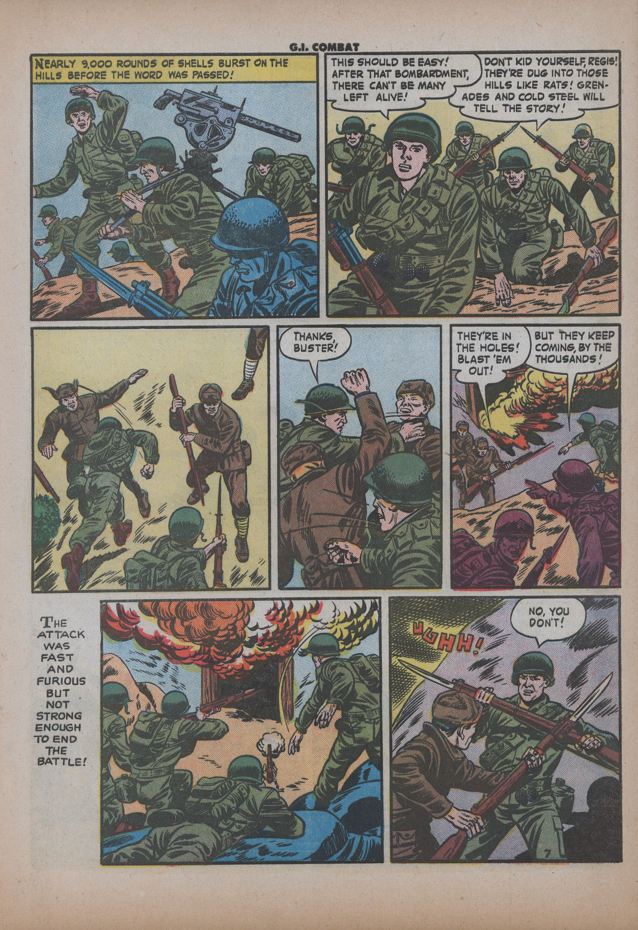 Read online G.I. Combat (1952) comic -  Issue #39 - 9