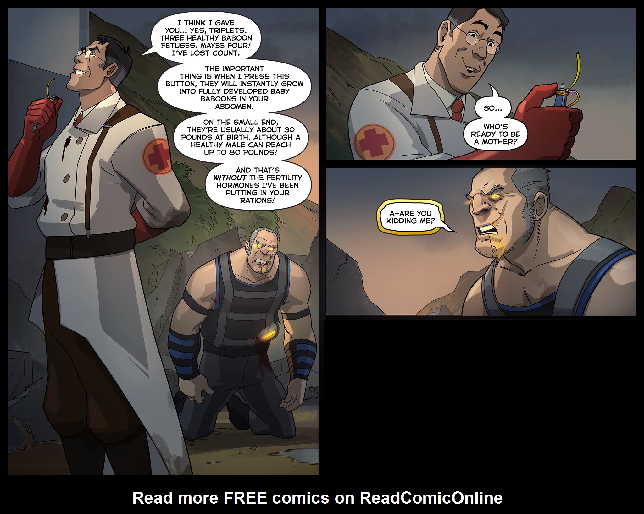 Read online Team Fortress 2 comic -  Issue #6 - 234