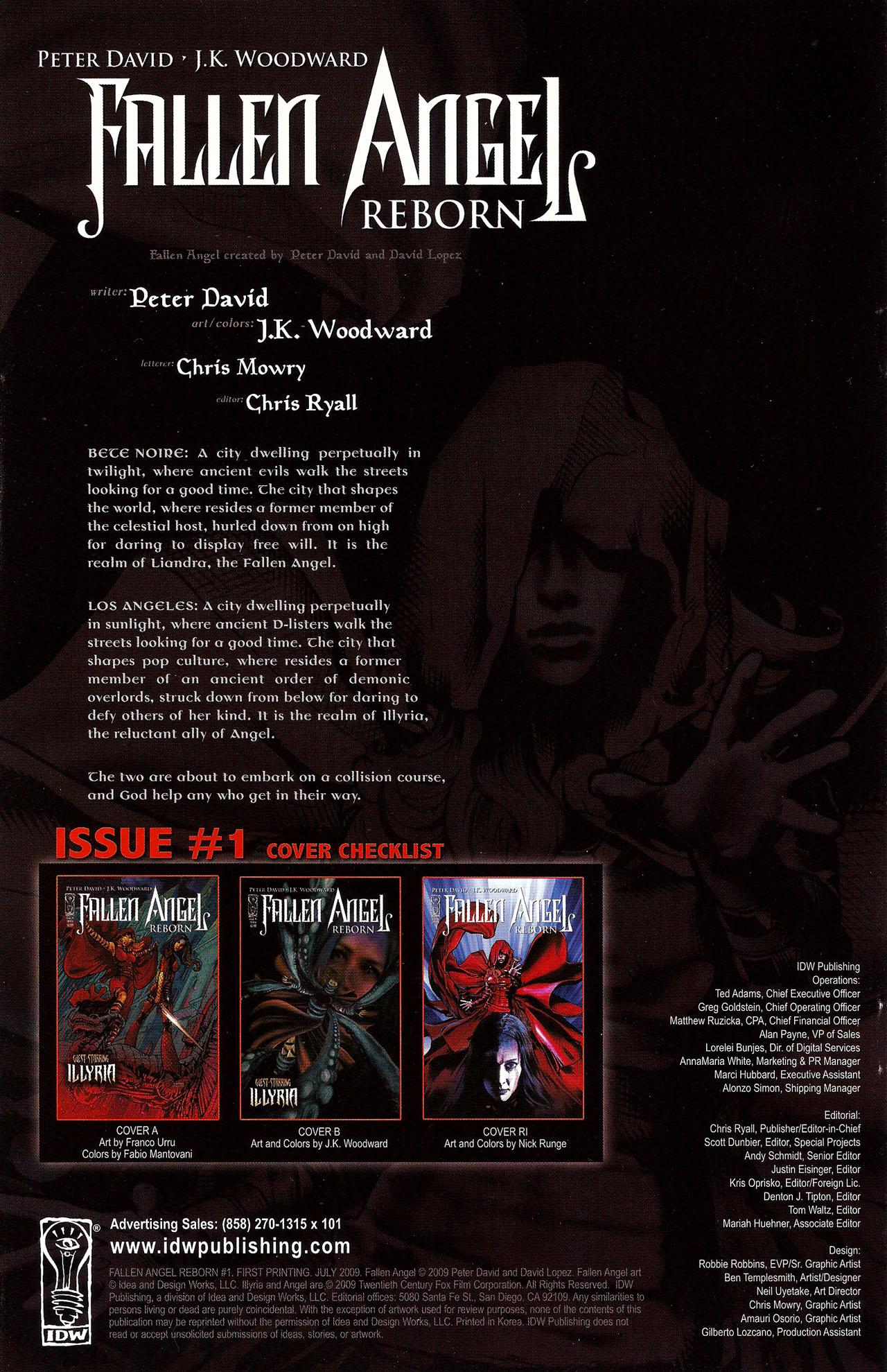 Read online Fallen Angel Reborn comic -  Issue #1 - 2