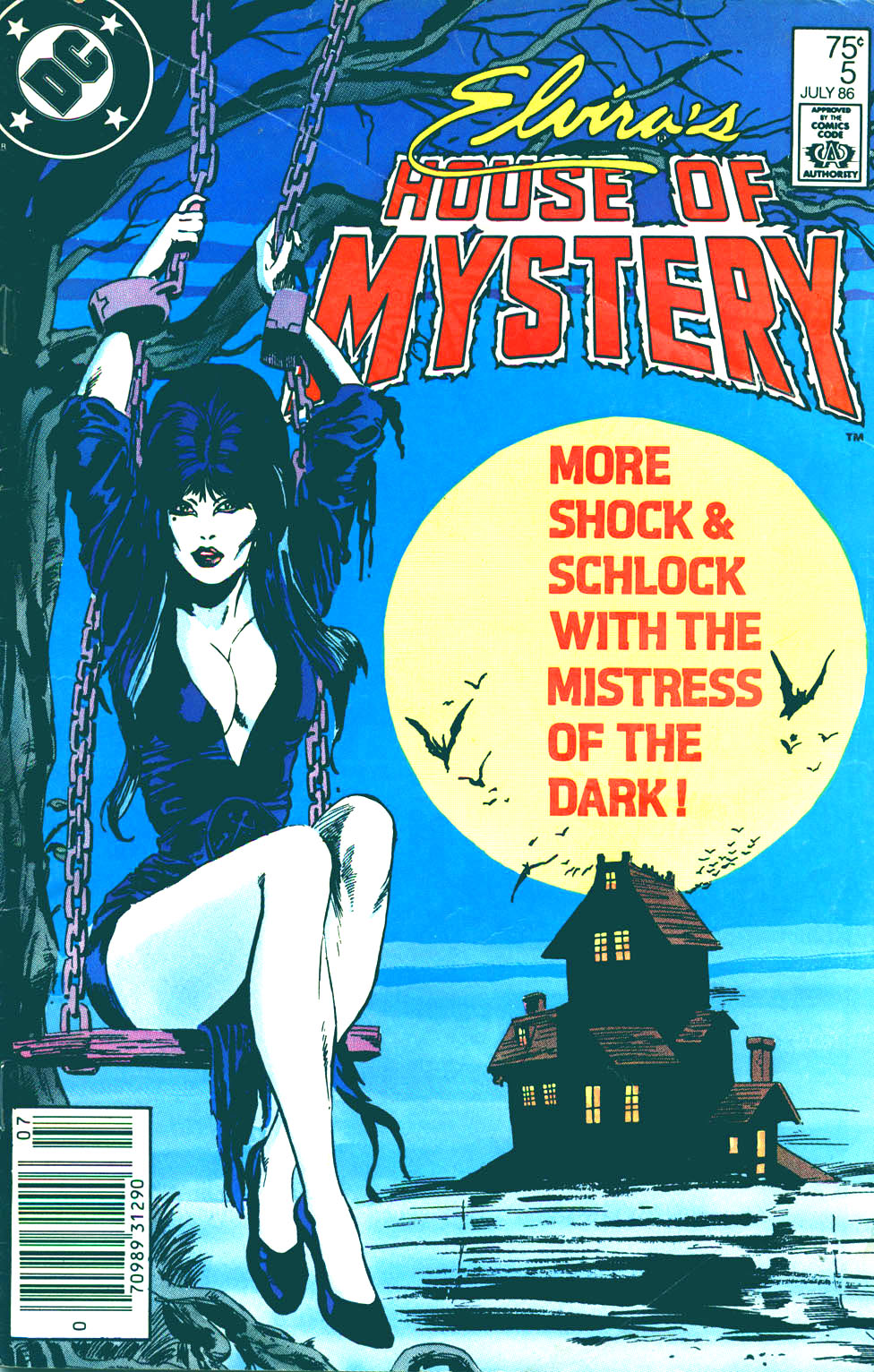 Read online Elvira's House of Mystery comic -  Issue #5 - 1