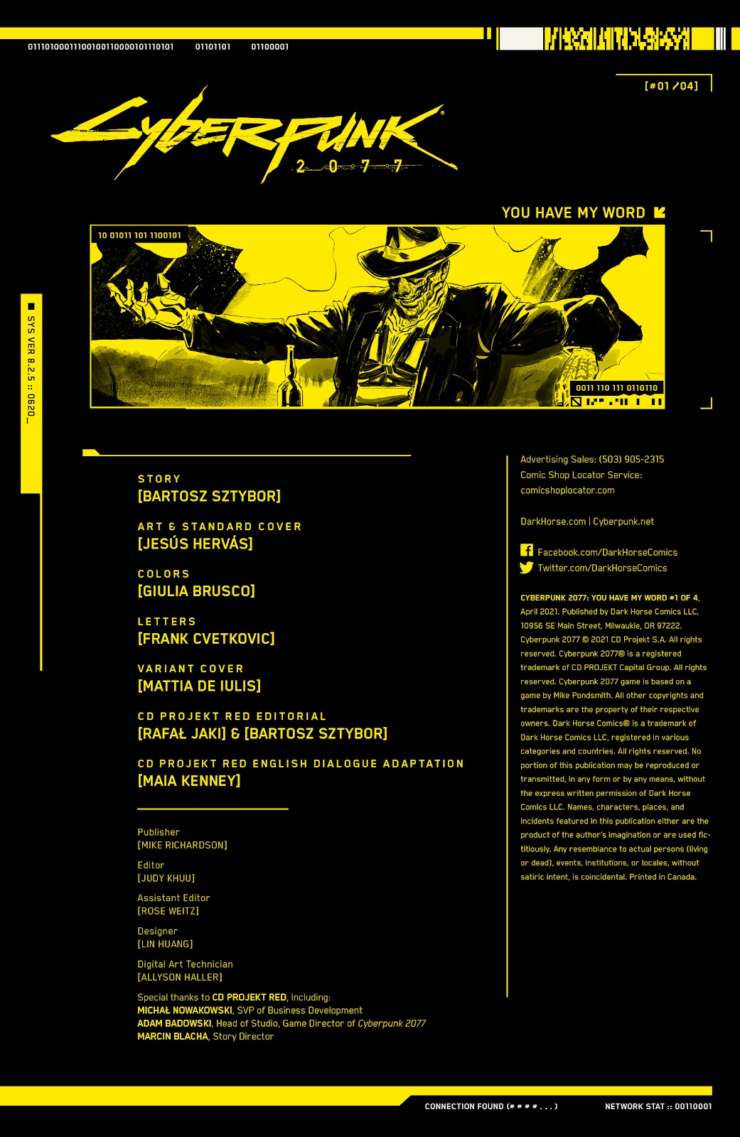 Cyberpunk 2077: You Have My Word issue 1 - Page 2