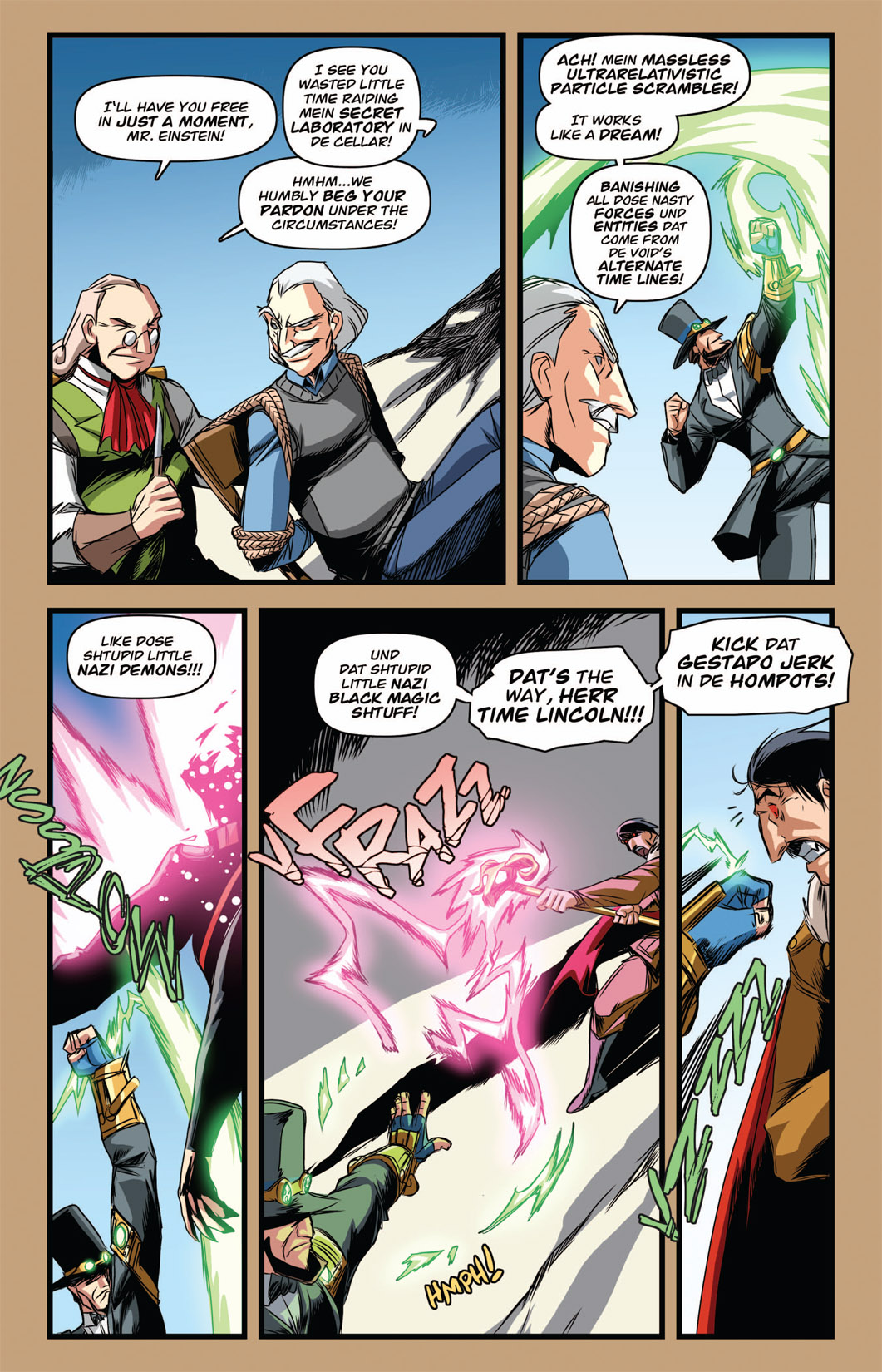 Read online Time Lincoln: Fists of Führer comic -  Issue # Full - 22