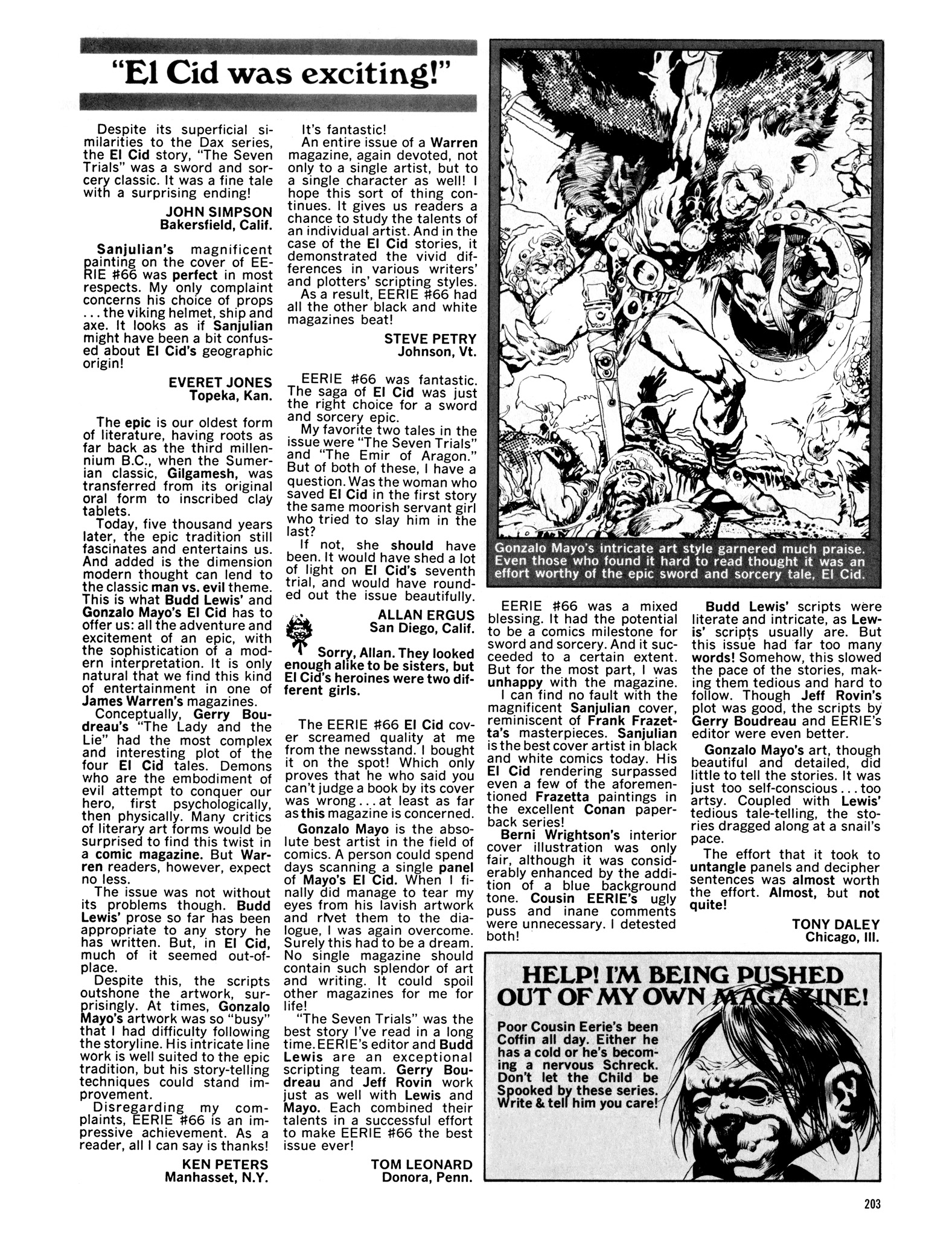 Read online Eerie Archives comic -  Issue # TPB 14 - 204