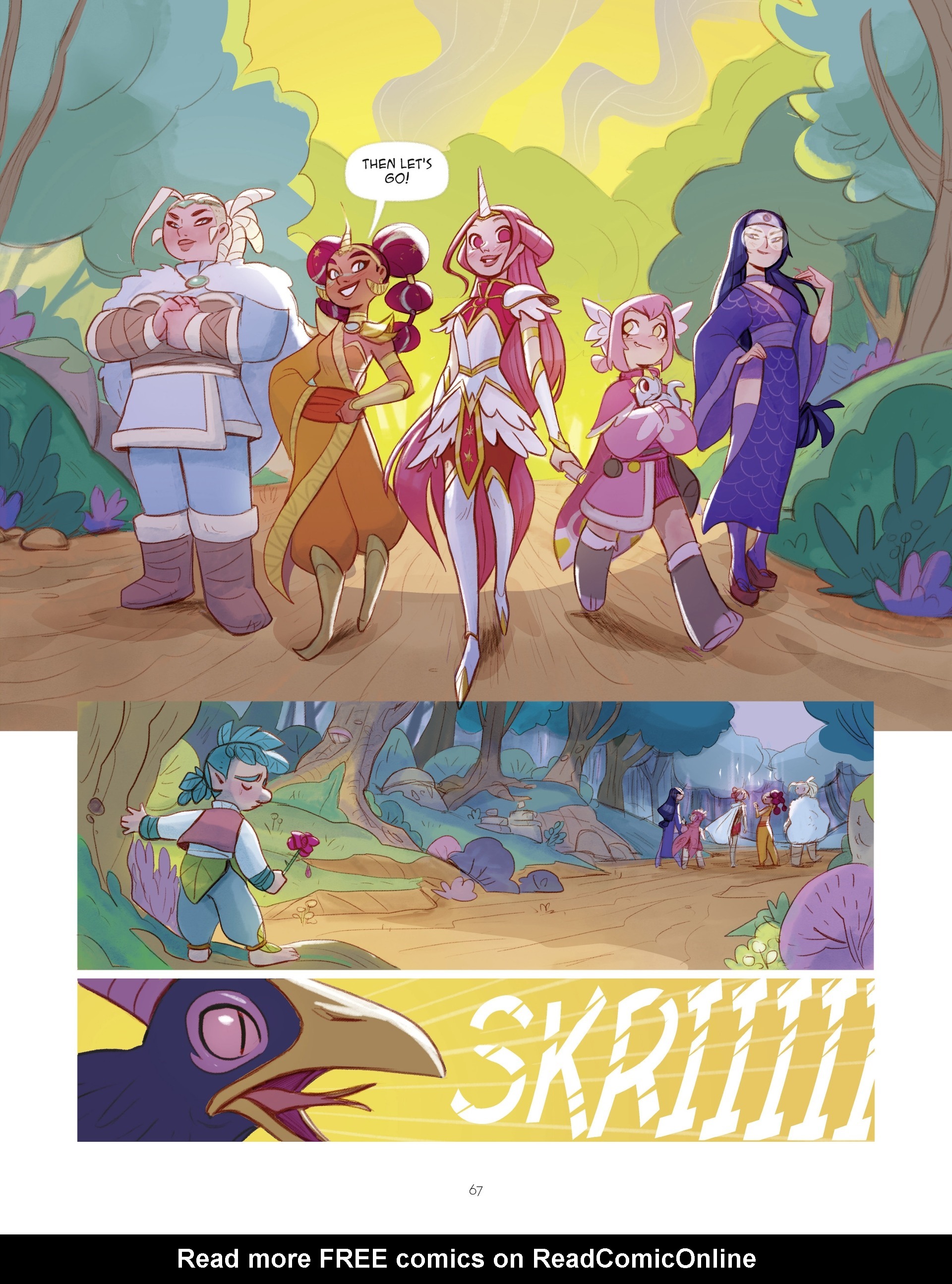 Read online The Unicorn Legacy: Call of the Goddess comic -  Issue # TPB - 66