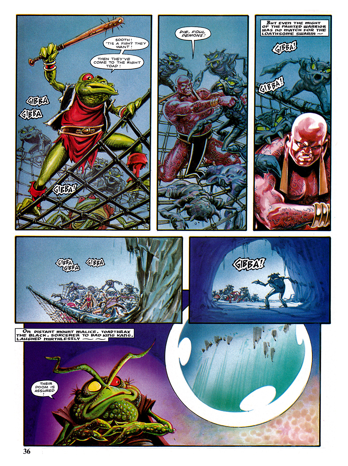 Read online Marvel Graphic Novel comic -  Issue #3 - The Chronicles of Genghis Grimtoad - 36