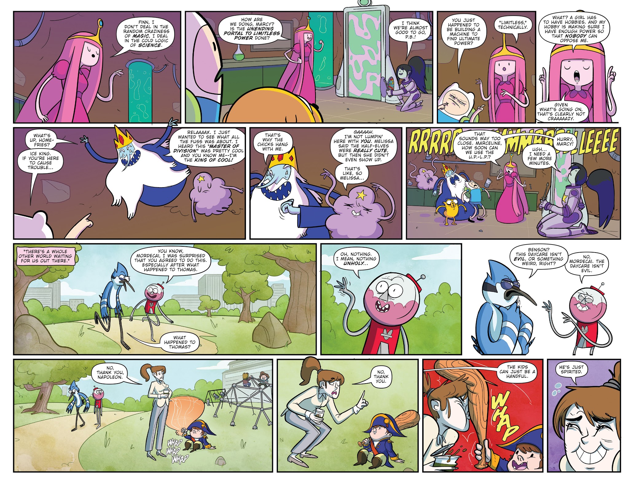 Read online Adventure Time/Regular Show comic -  Issue #1 - 8
