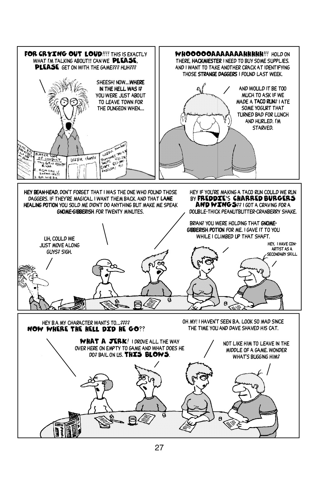 Read online Knights of the Dinner Table comic -  Issue #4 - 29