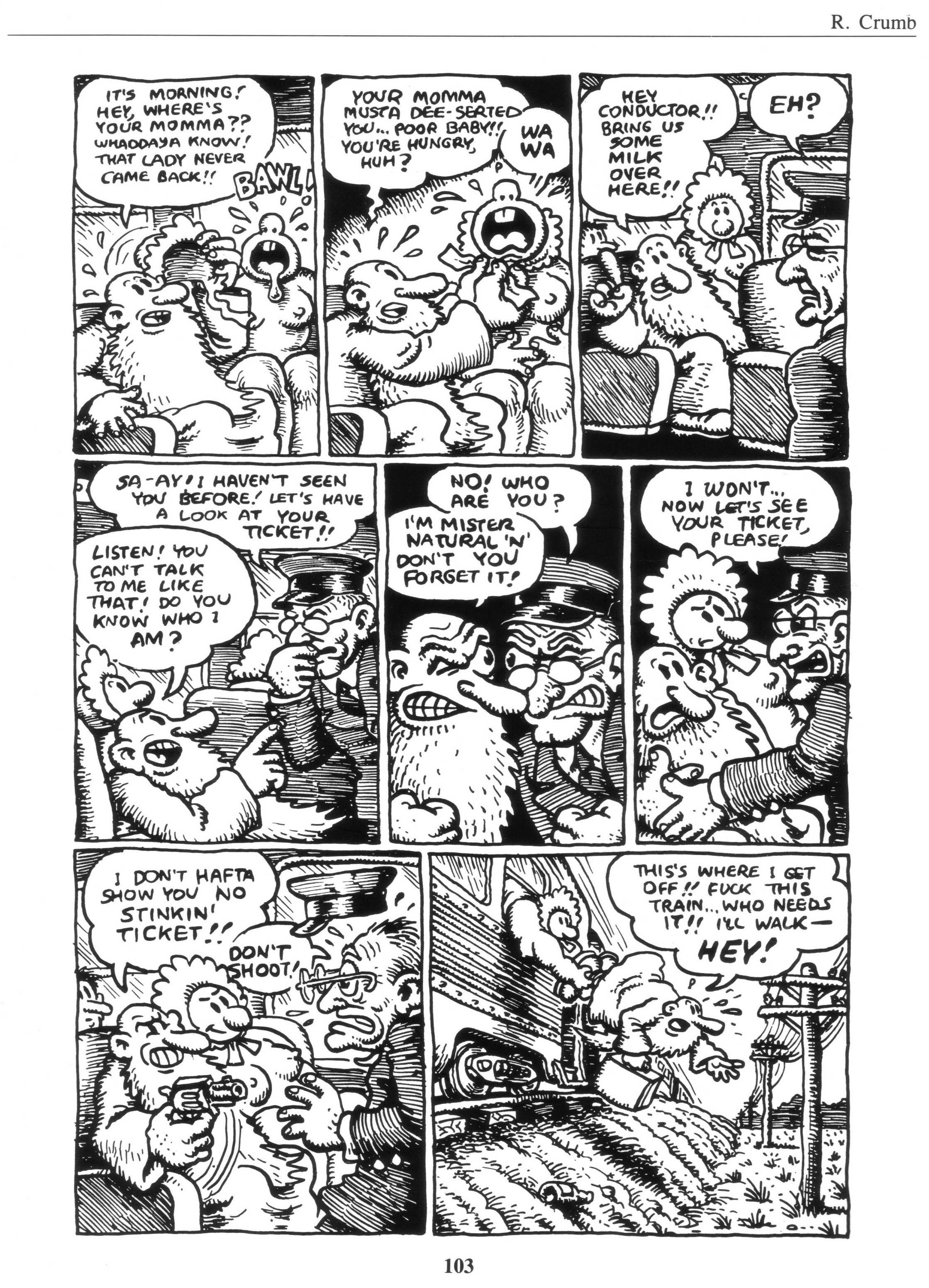 Read online The Complete Crumb Comics comic -  Issue # TPB 7 - 111