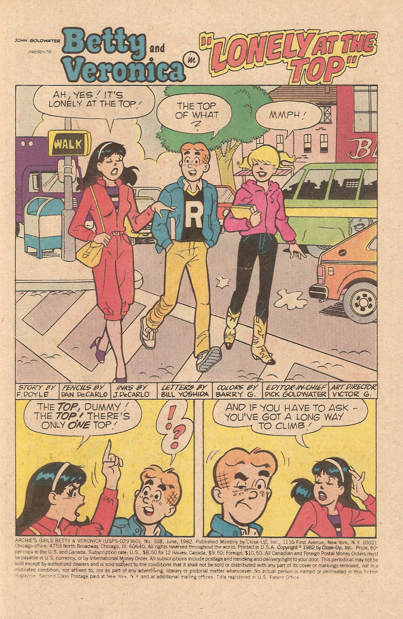 Read online Archie's Girls Betty and Veronica comic -  Issue #318 - 3