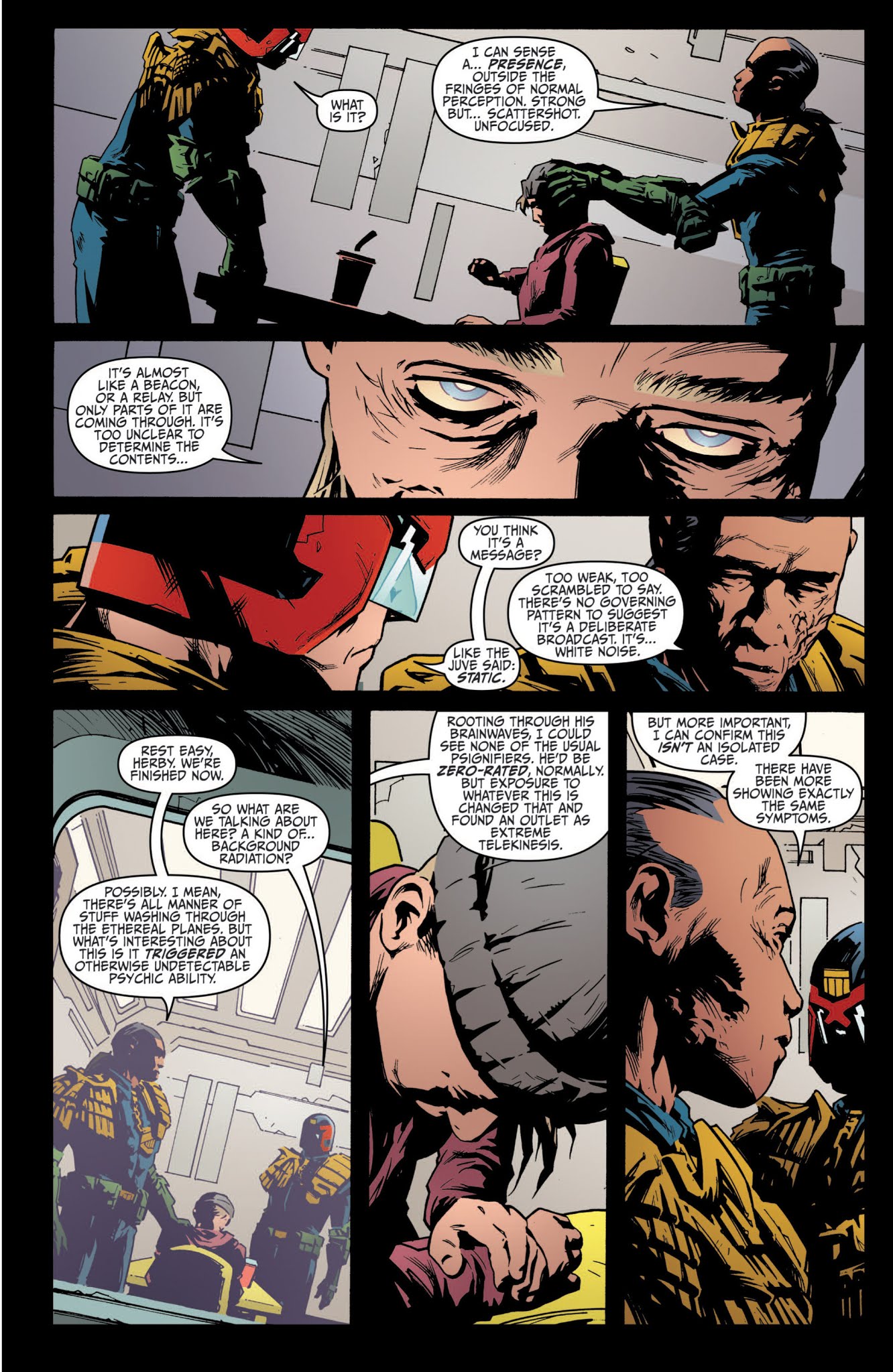 Read online Judge Dredd: Year One comic -  Issue #1 - 19