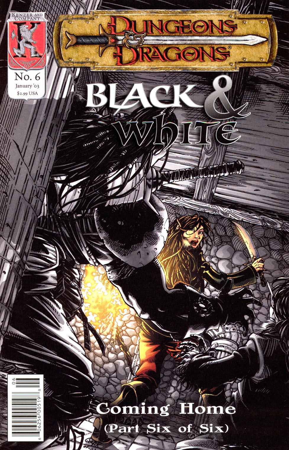 Read online Dungeons & Dragons: Black & White comic -  Issue #6 - 1