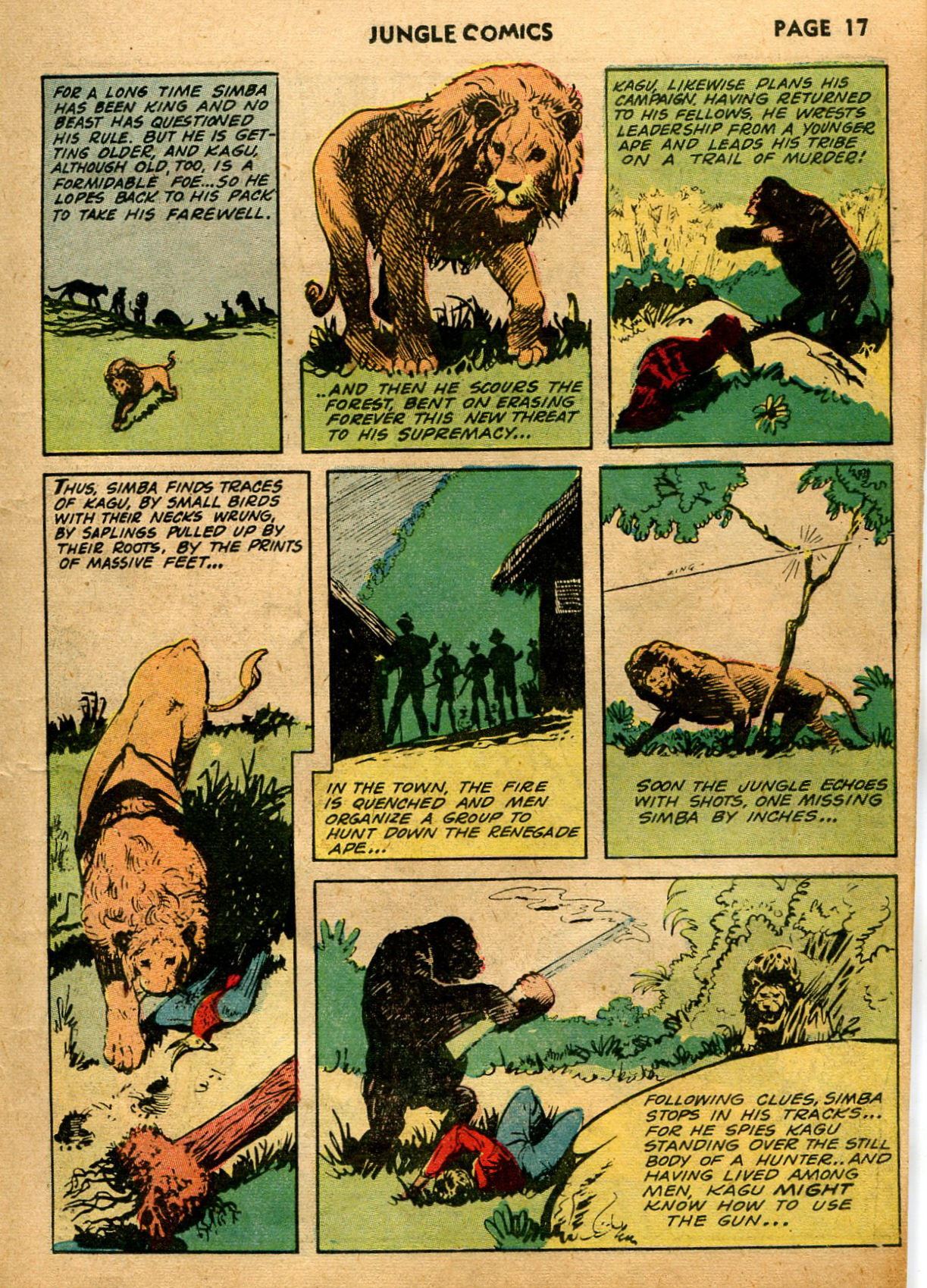 Read online Jungle Comics comic -  Issue #40 - 19