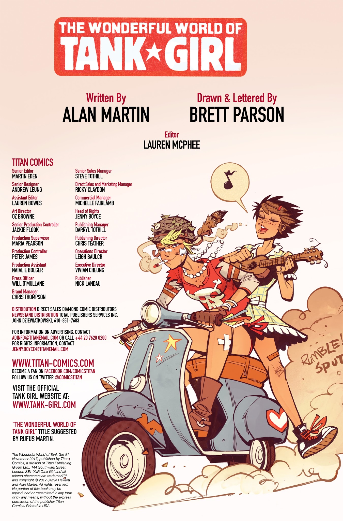 Read online The Wonderful World of Tank Girl comic -  Issue #1 - 5