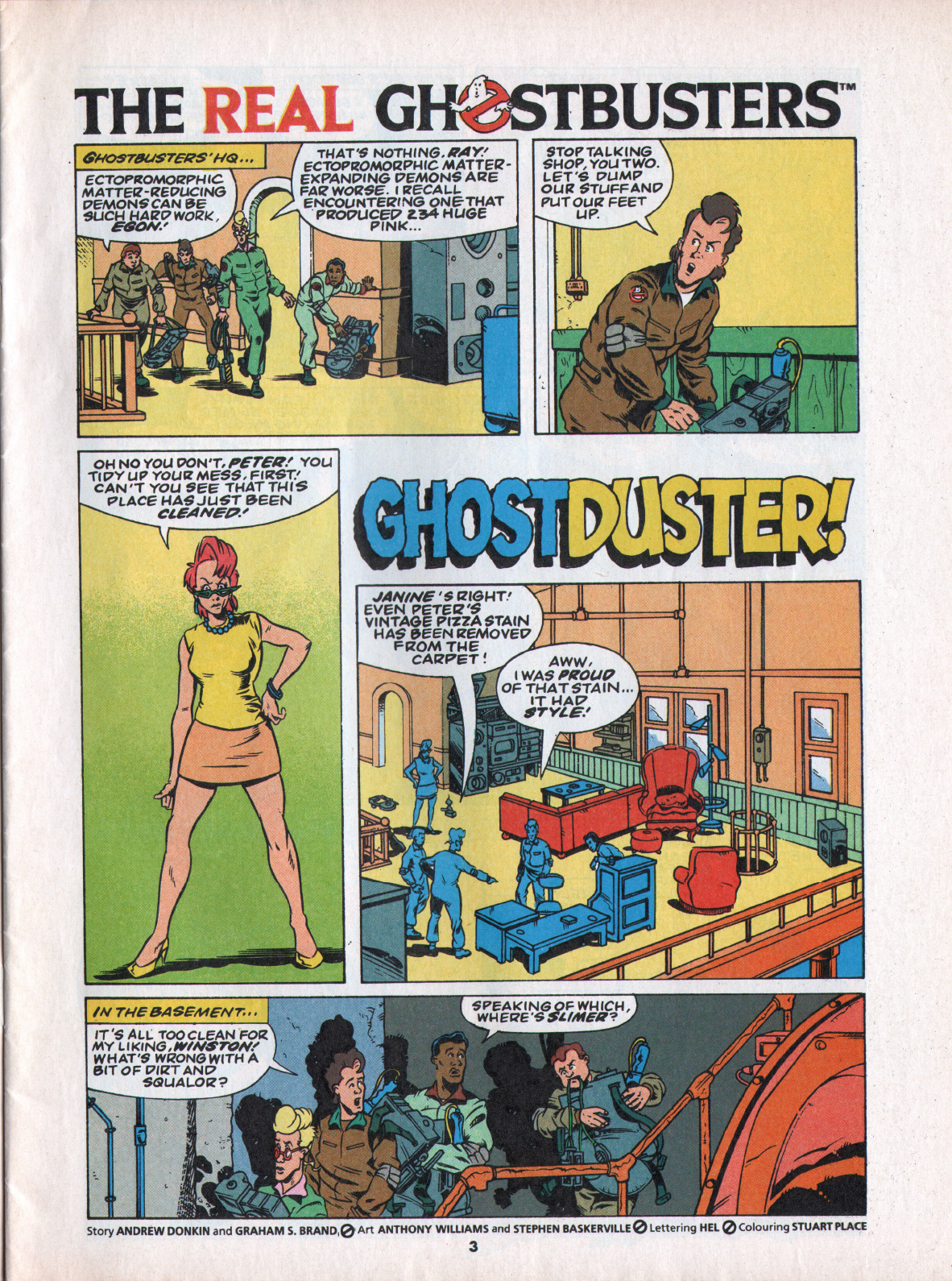 Read online The Real Ghostbusters comic -  Issue #96 - 3
