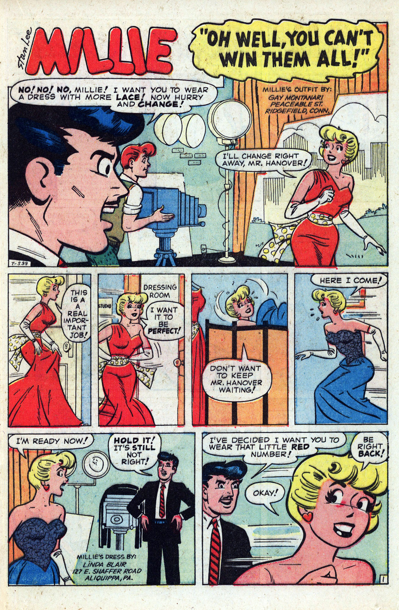 Read online A Date with Millie (1959) comic -  Issue #3 - 17