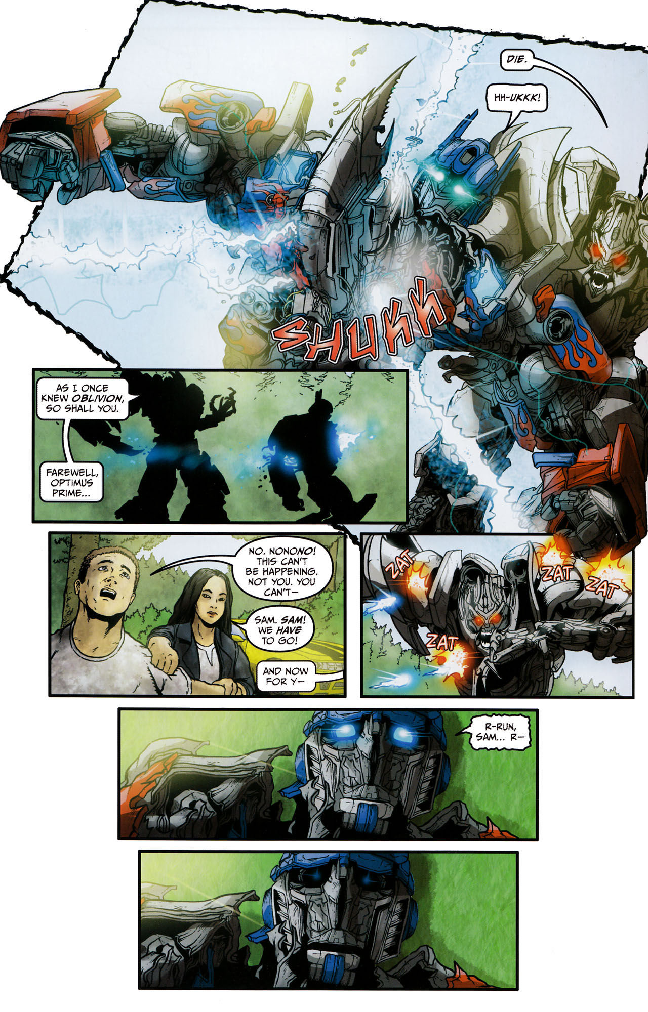 Read online Transformers: Revenge of the Fallen — Official Movie Adaptation comic -  Issue #2 - 20