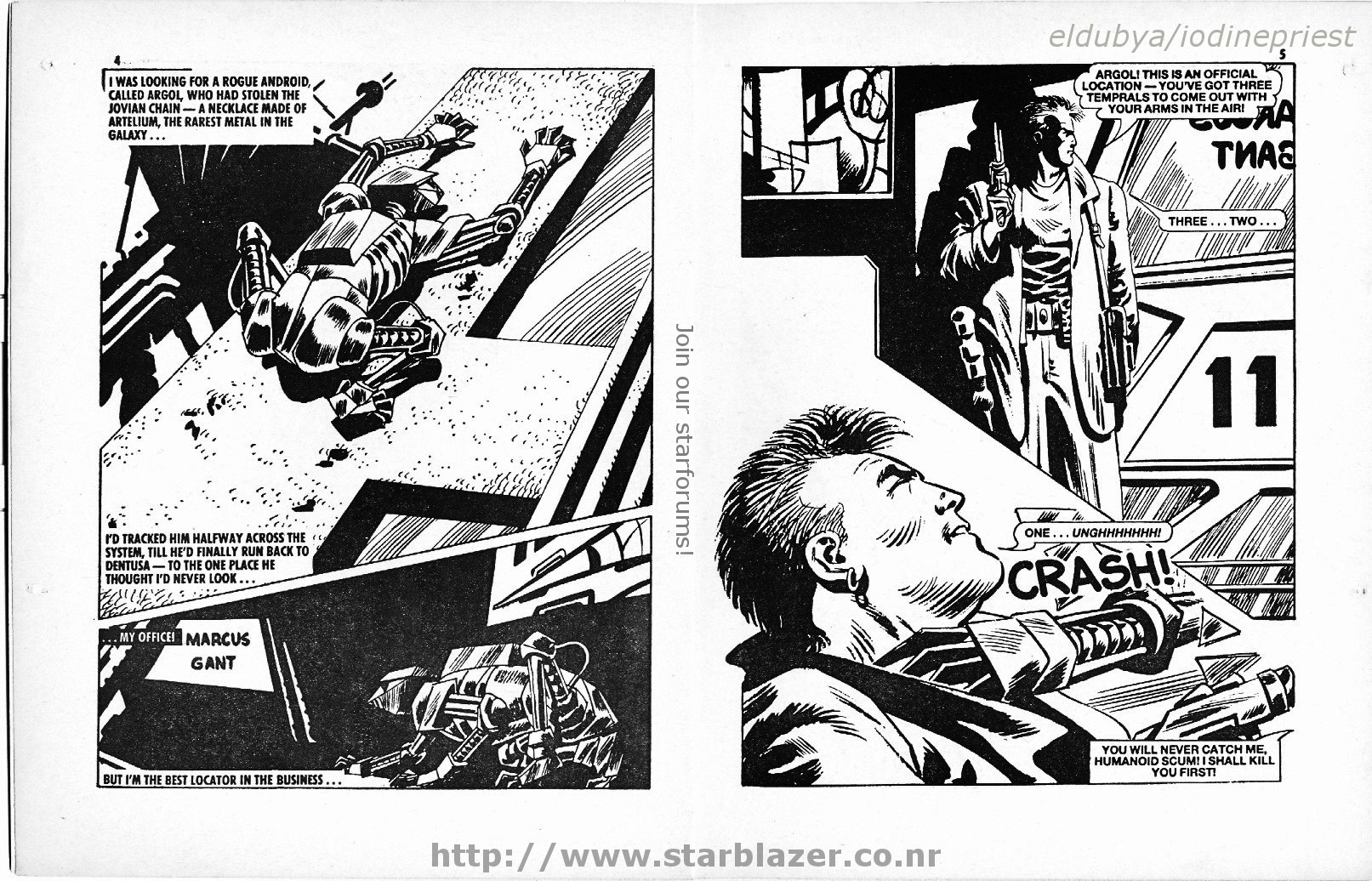 Read online Starblazer comic -  Issue #205 - 4
