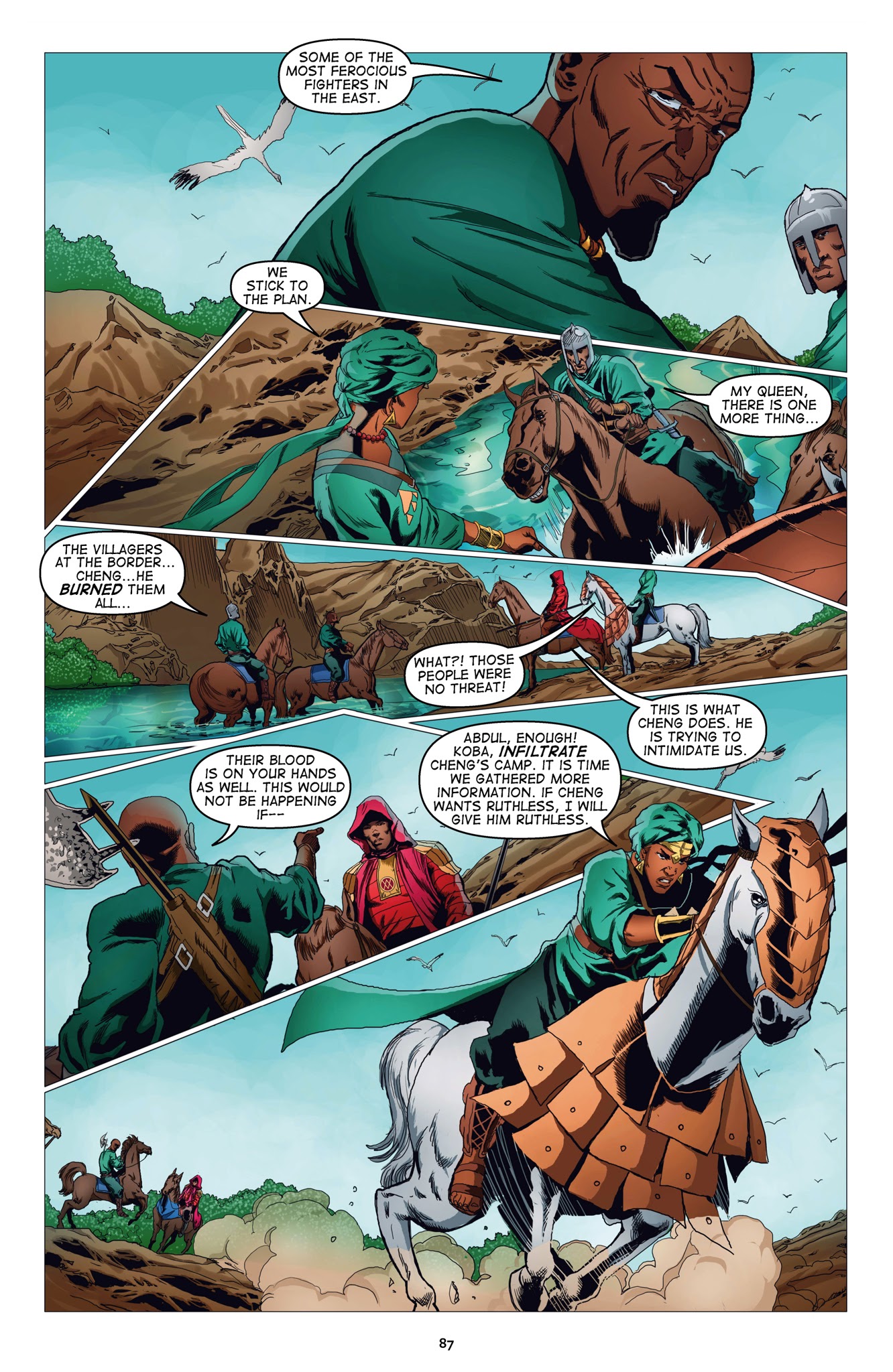 Read online Malika: Warrior Queen comic -  Issue # TPB 1 (Part 1) - 89