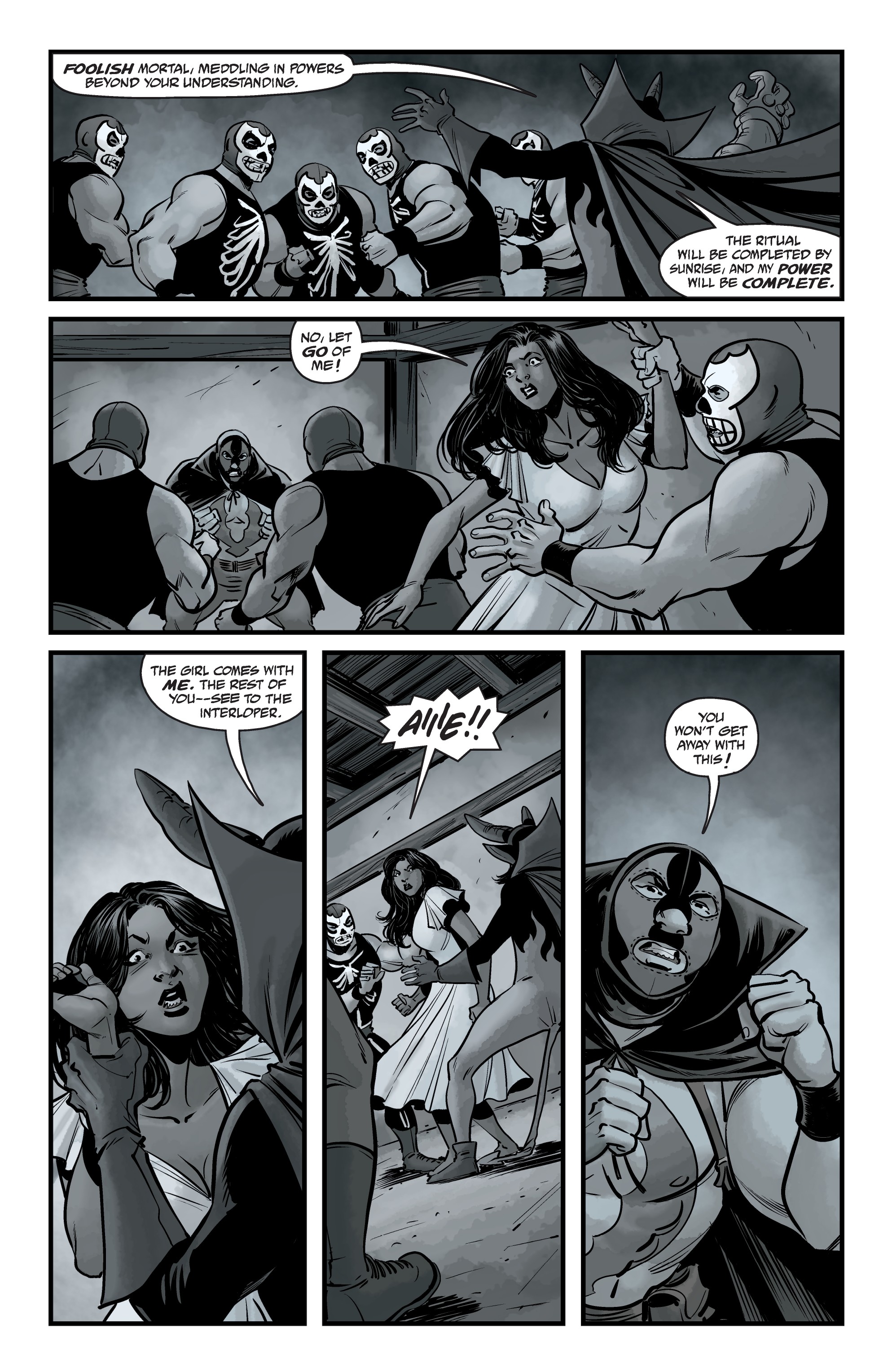 Read online Hellboy vs. Lobster Johnson: The Ring of Death comic -  Issue # Full - 9