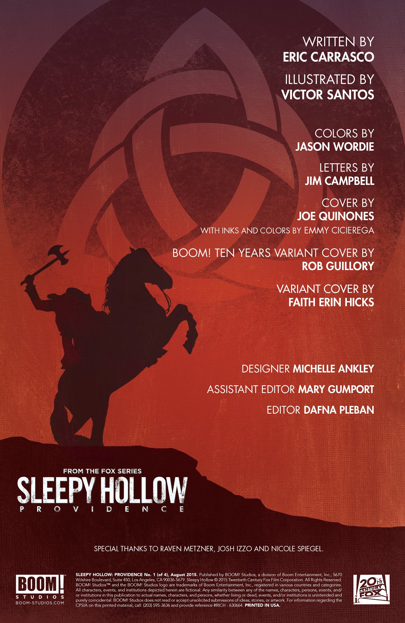 Read online Sleepy Hollow: Providence comic -  Issue #1 - 2
