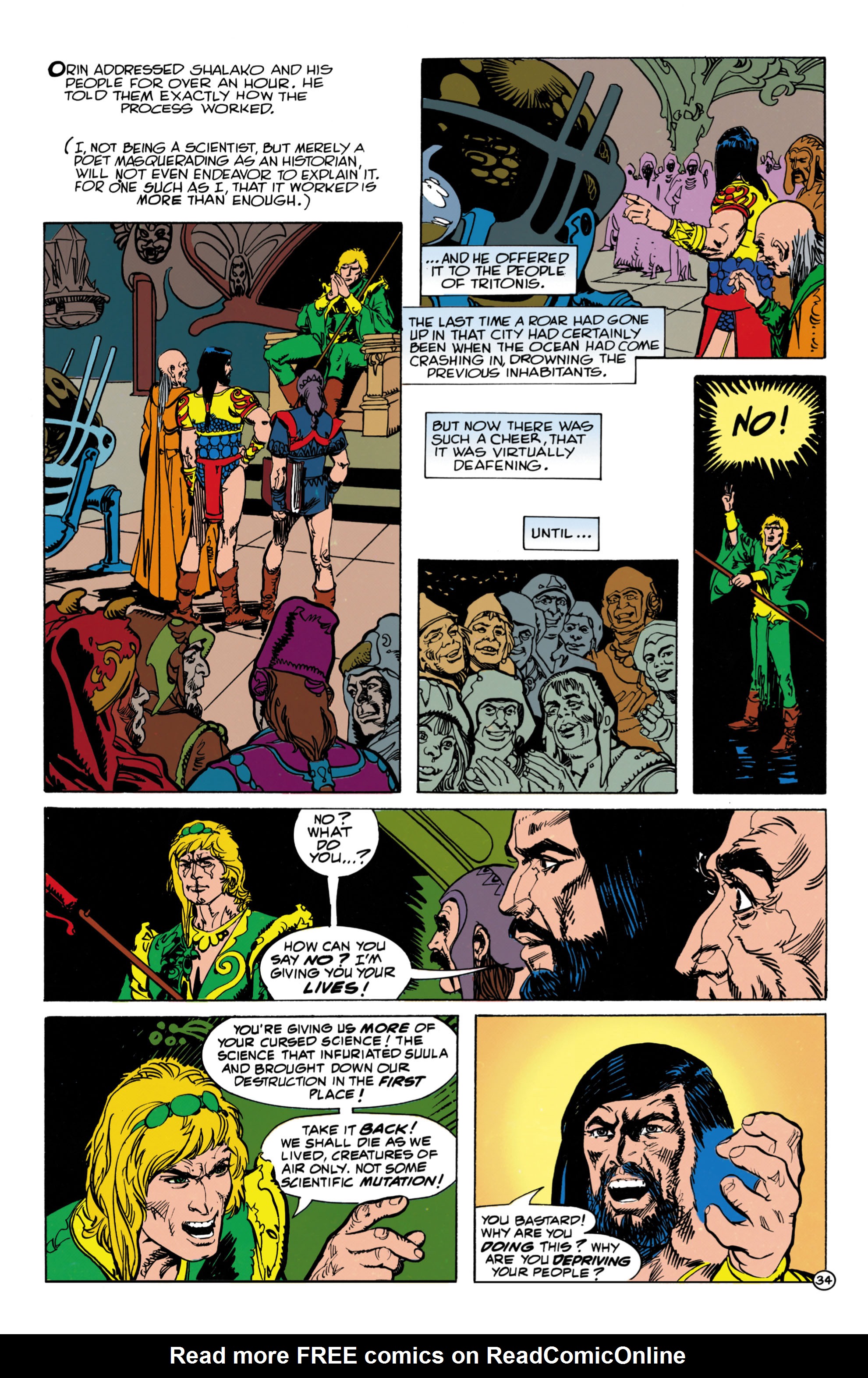 Read online The Atlantis Chronicles comic -  Issue #2 - 34