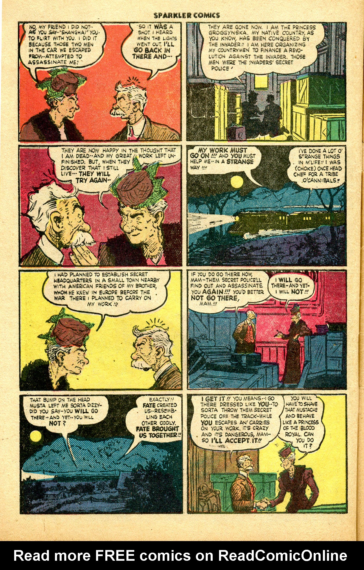 Read online Sparkler Comics comic -  Issue #35 - 46