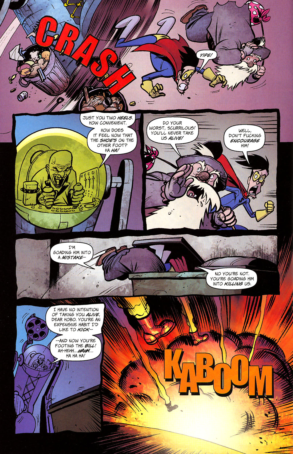 Read online Paul Jenkins' Sidekick comic -  Issue #4 - 4