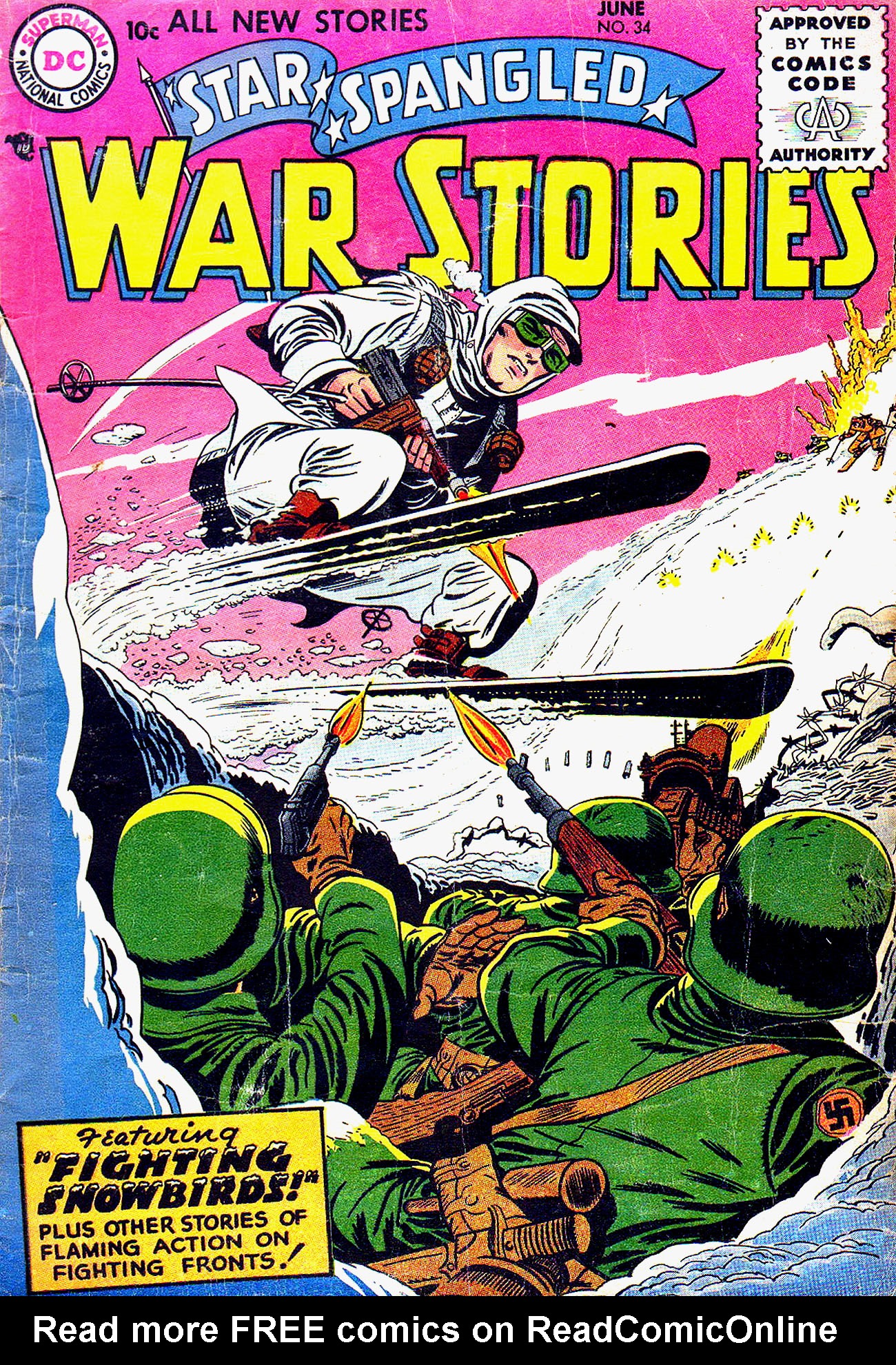 Read online Star Spangled War Stories (1952) comic -  Issue #34 - 1