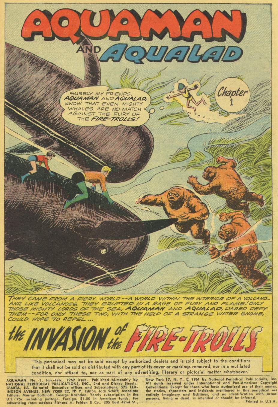 Read online Aquaman (1962) comic -  Issue #1 - 3