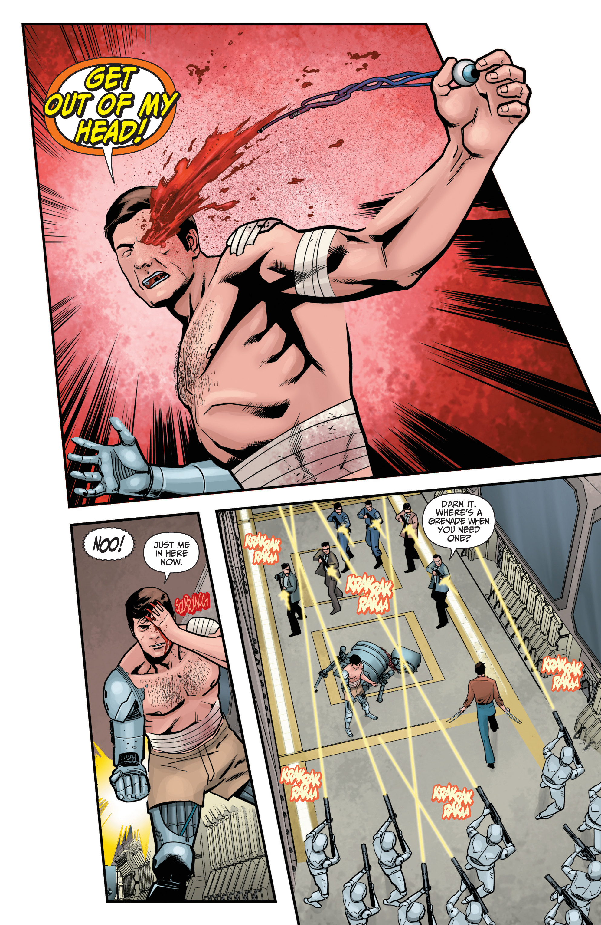 Read online The Six Million Dollar Man: Fall of Man comic -  Issue #5 - 13