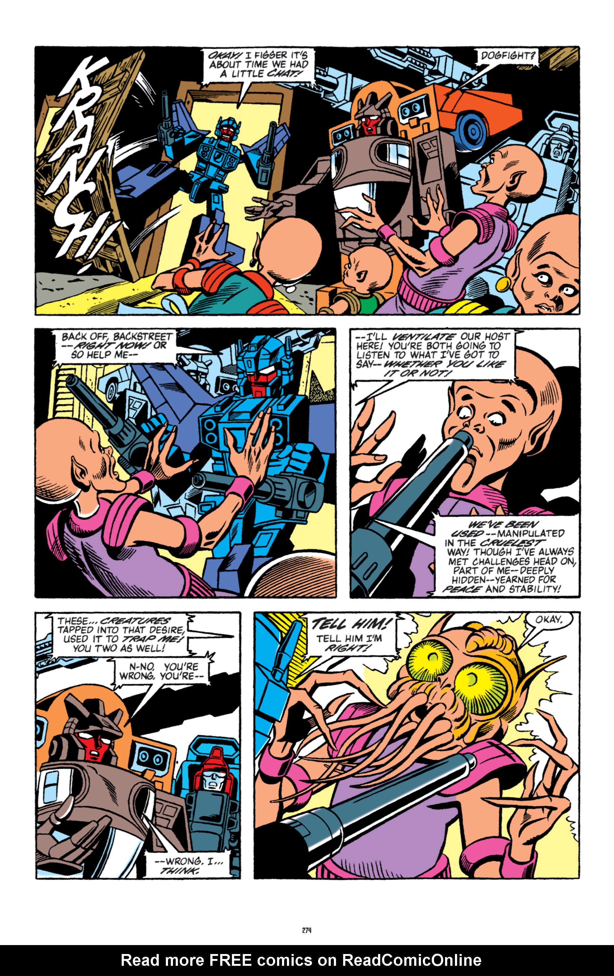 Read online The Transformers Classics comic -  Issue # TPB 5 - 275