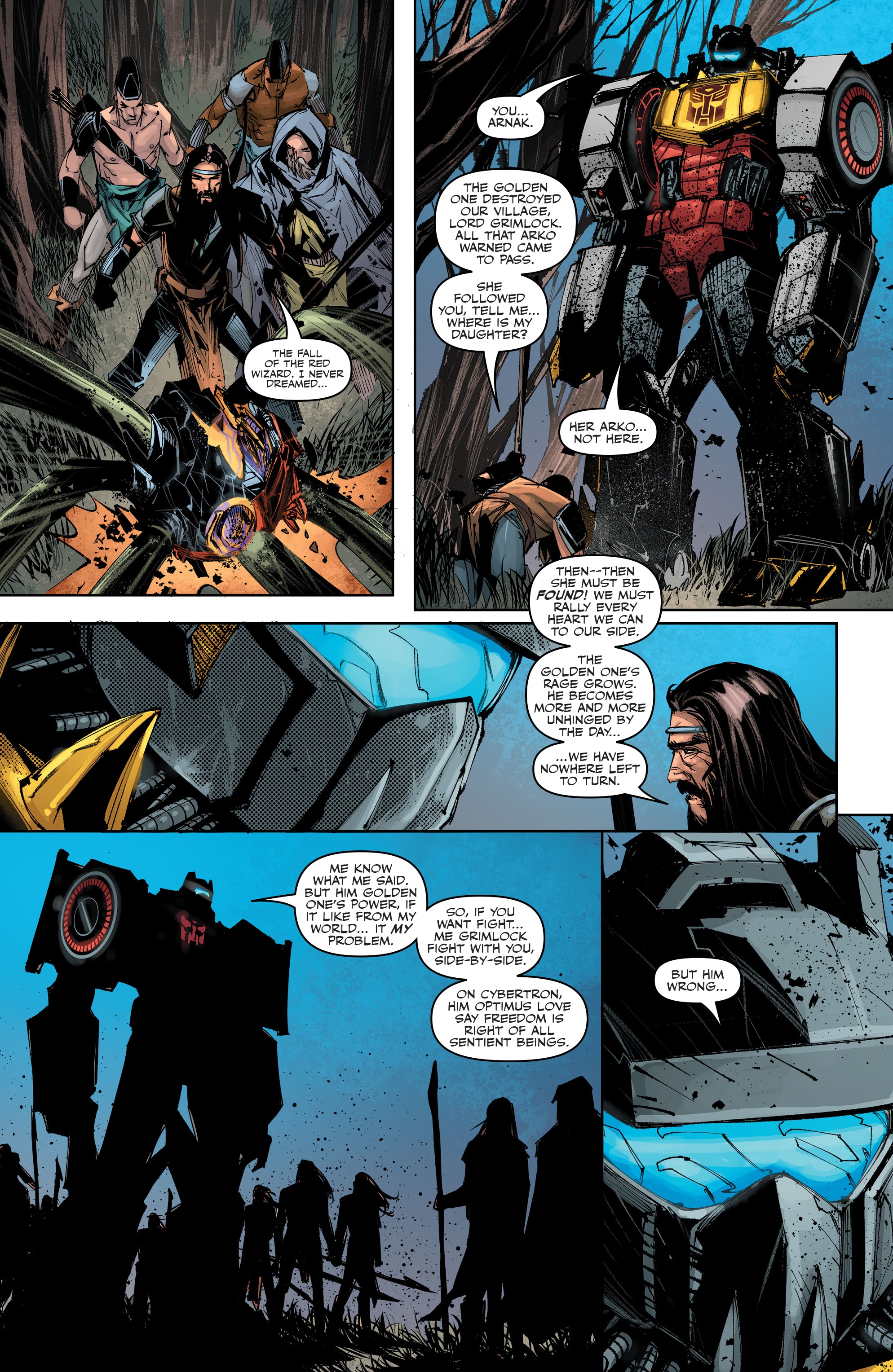 Read online Transformers: King Grimlock comic -  Issue #3 - 24
