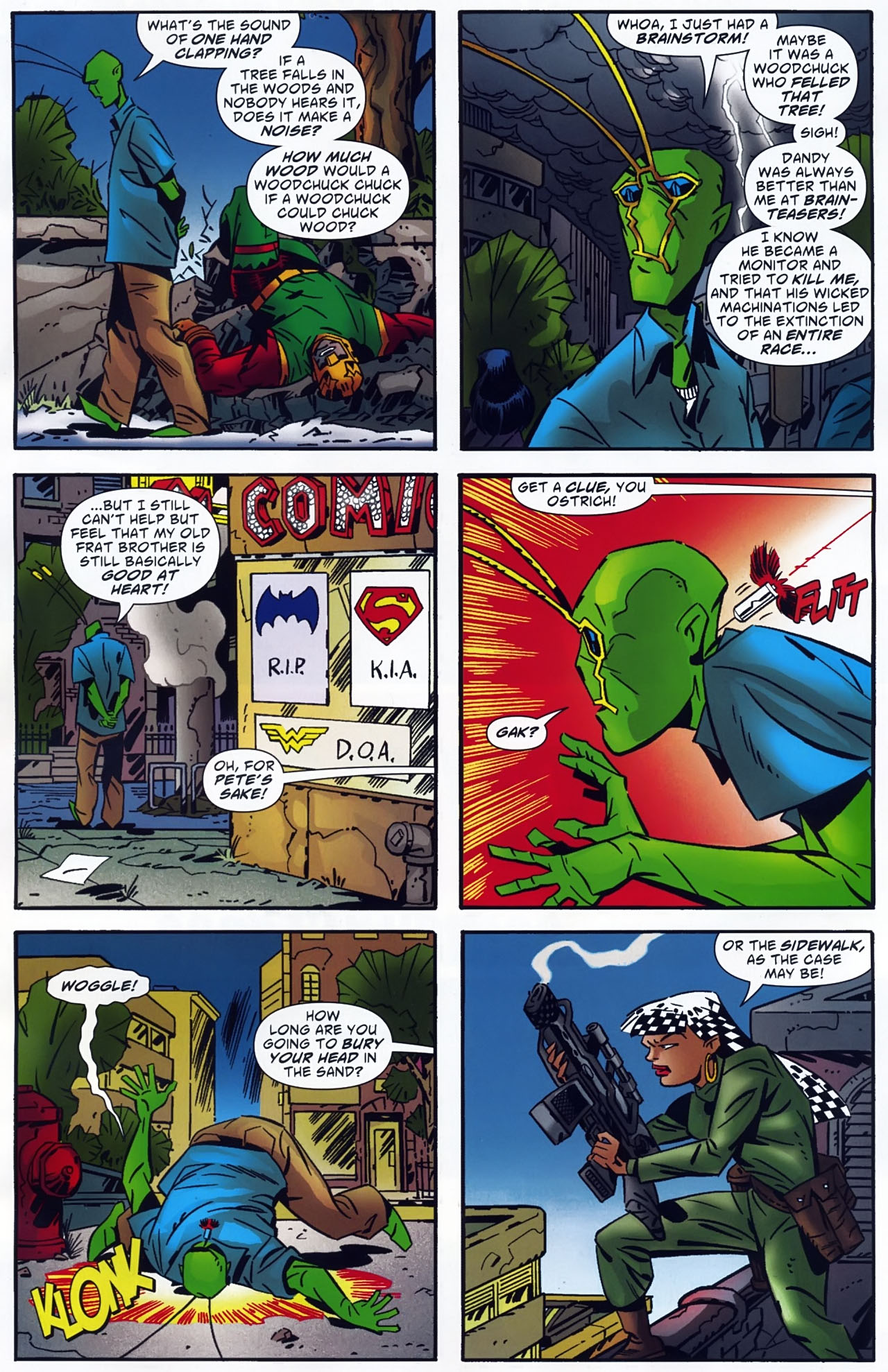 Read online Ambush Bug: Year None comic -  Issue #5 - 16