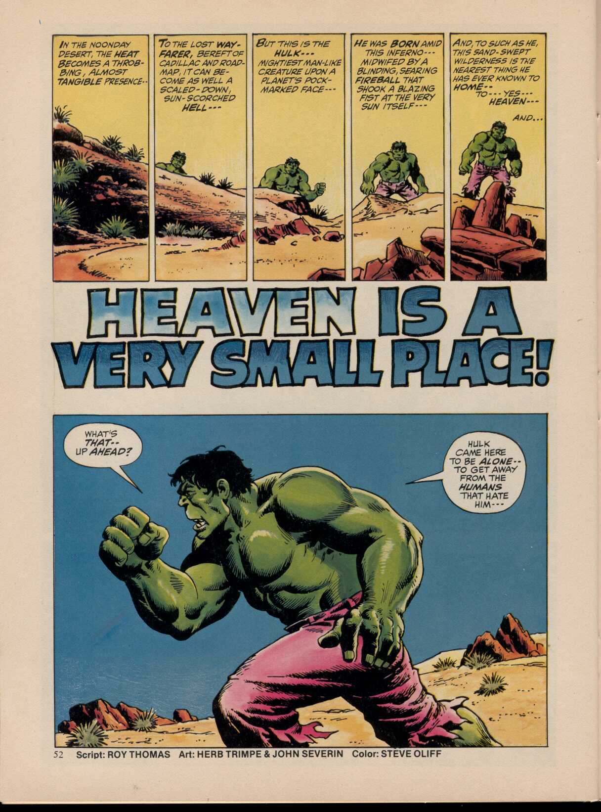 Read online Hulk (1978) comic -  Issue #19 - 53