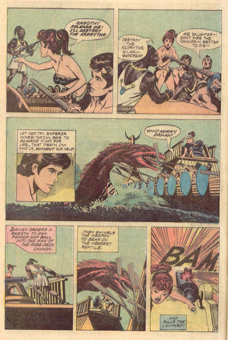 Read online Tarzan (1972) comic -  Issue #238 - 44