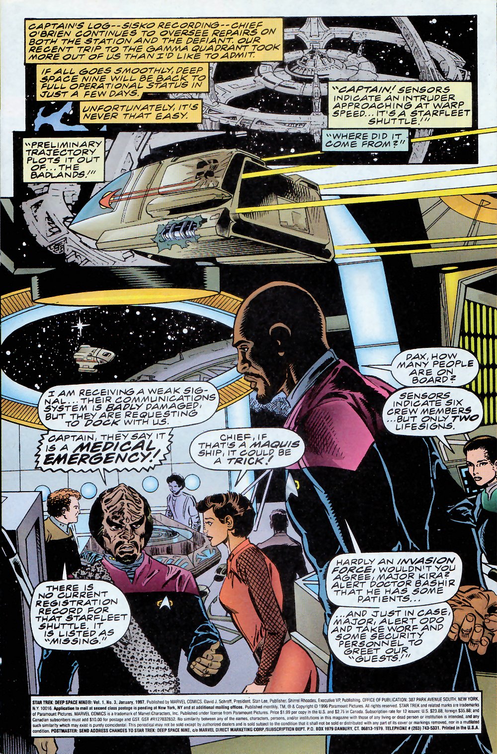 Read online Star Trek: Deep Space Nine (1996) comic -  Issue #3 - 2