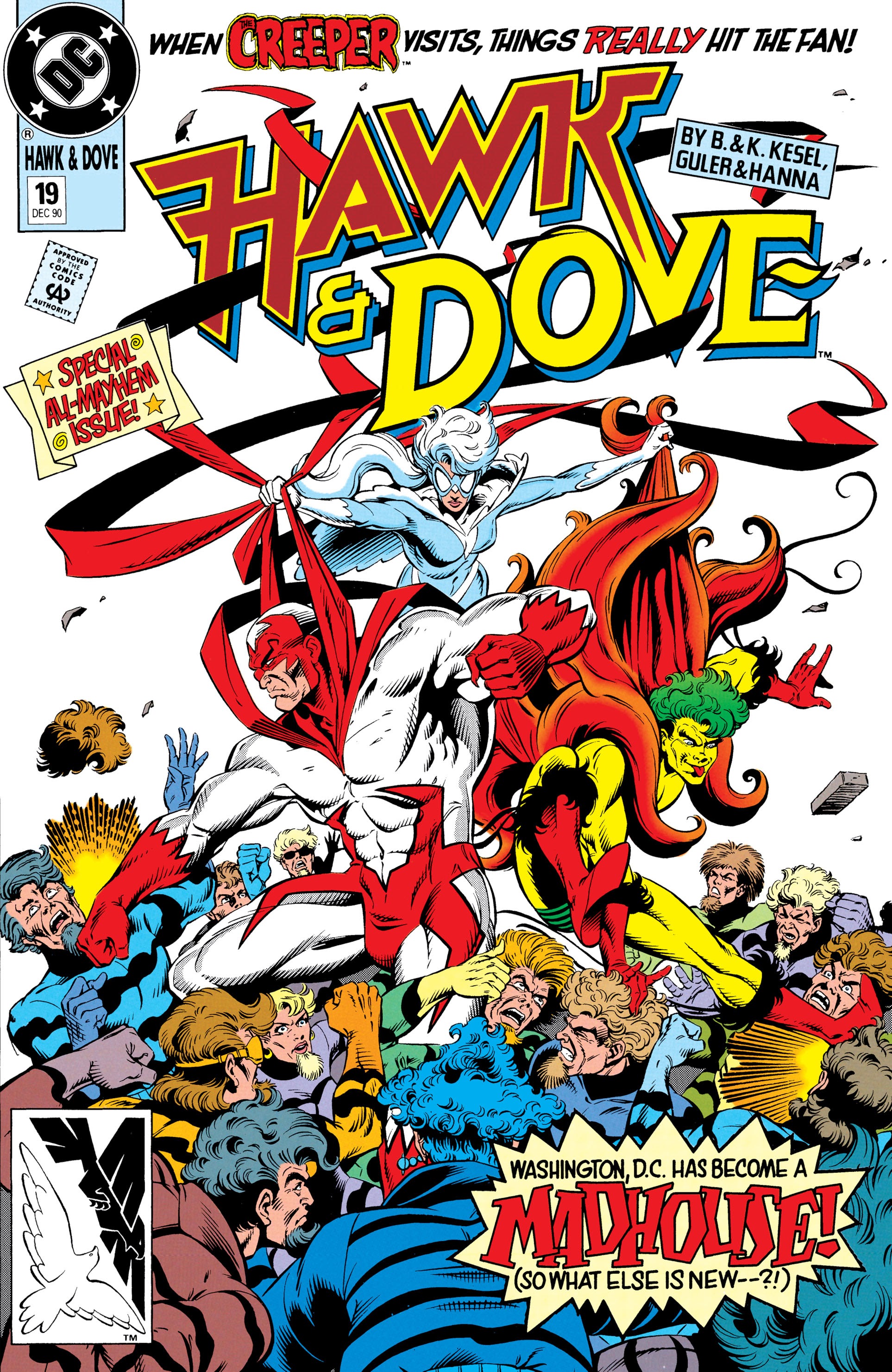 Read online Hawk and Dove (1989) comic -  Issue #19 - 1