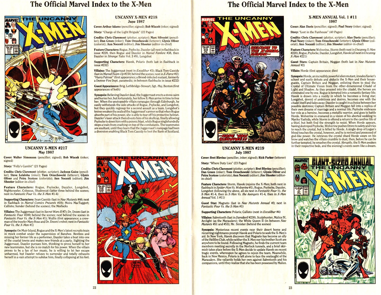 The Official Marvel Index To The X-Men (1994) issue 4 - Page 13