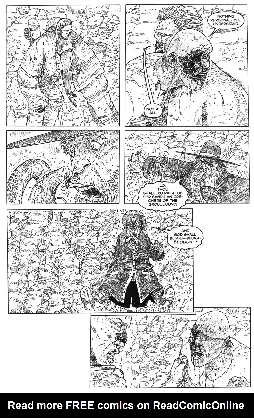 Read online Joe R. Lansdale's By Bizarre Hands comic -  Issue #3 - 17