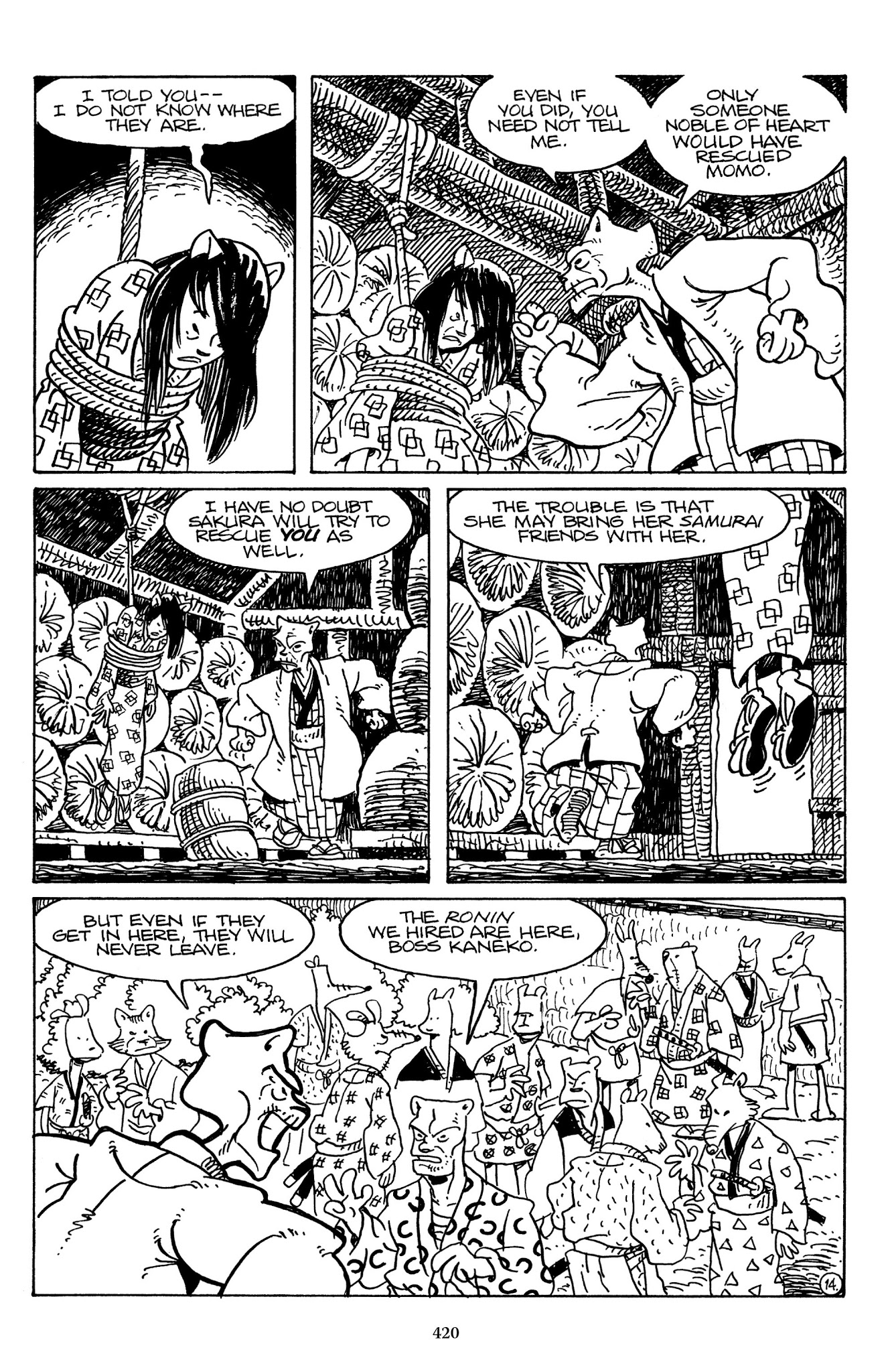 Read online The Usagi Yojimbo Saga comic -  Issue # TPB 6 - 418