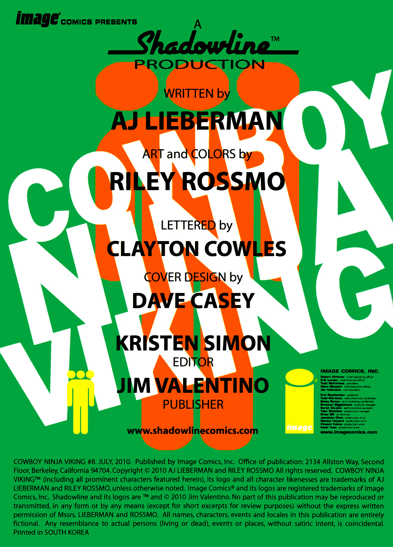 Read online Cowboy Ninja Viking comic -  Issue #8 - 2