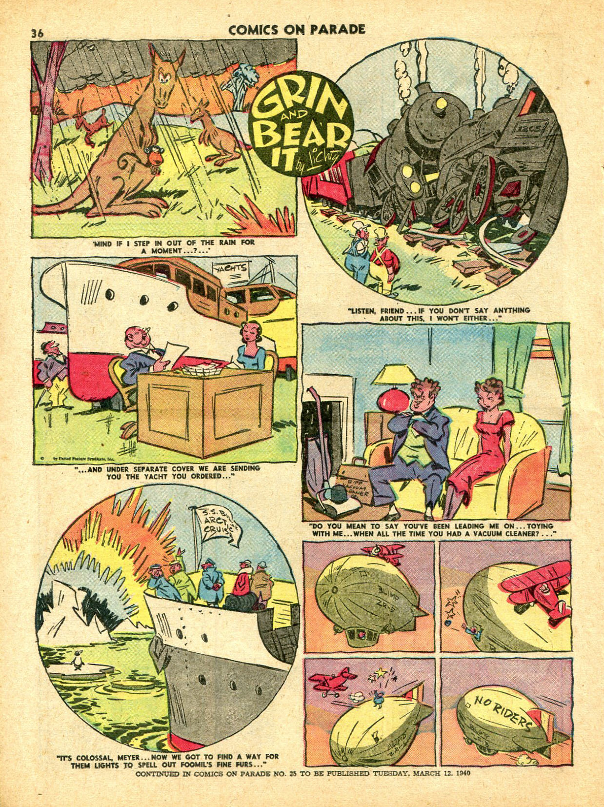 Read online Comics on Parade comic -  Issue #24 - 37