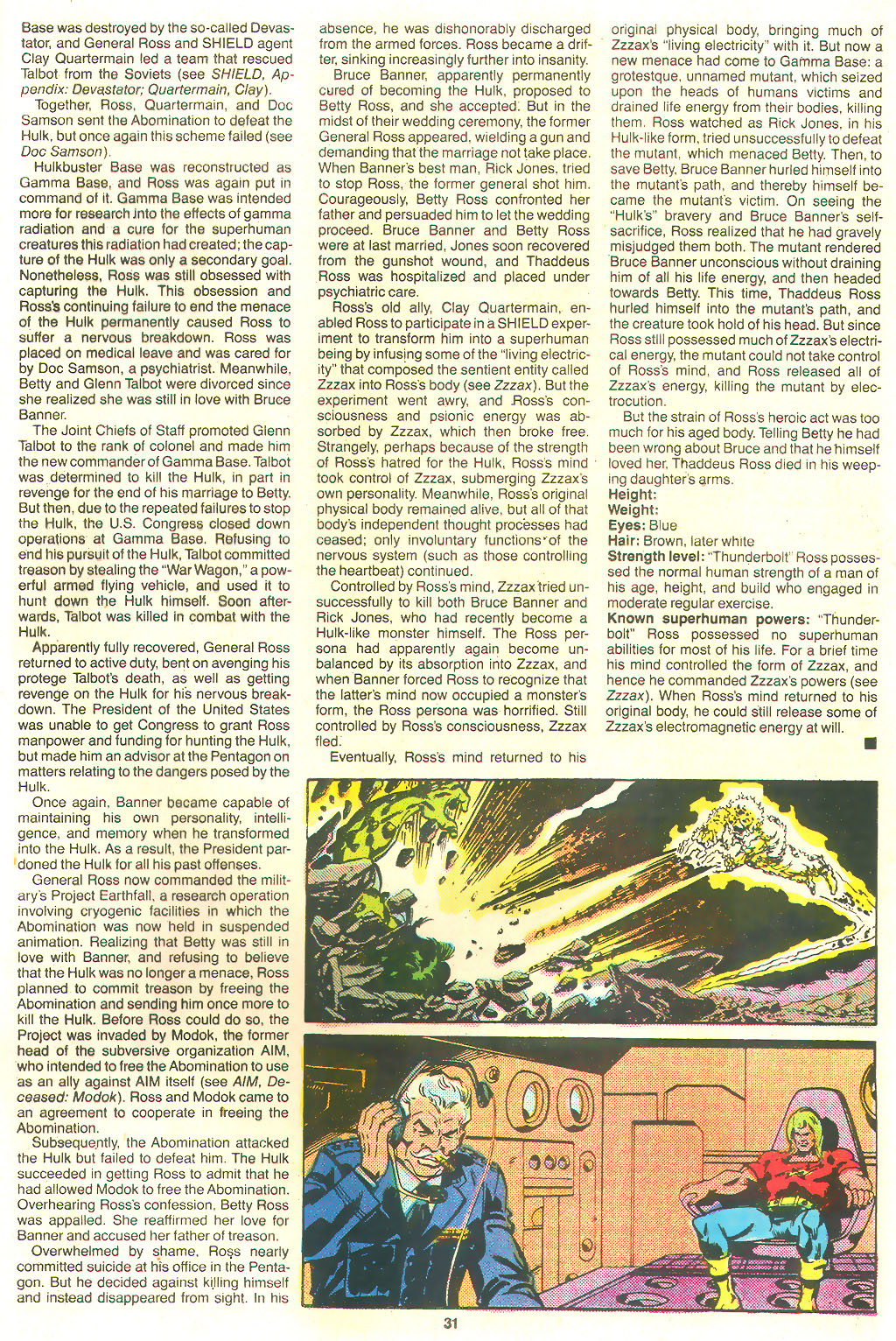 Read online The Official Handbook of the Marvel Universe Deluxe Edition comic -  Issue #19 - 33