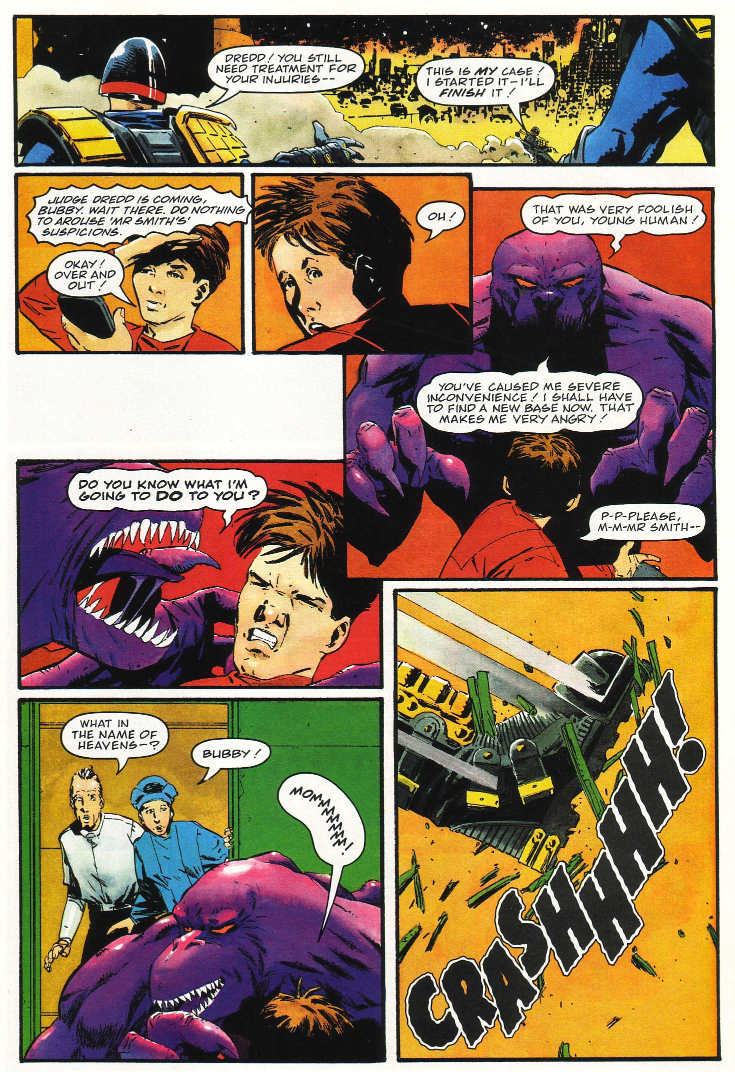 Read online Judge Dredd Lawman of the Future comic -  Issue #4 - 10